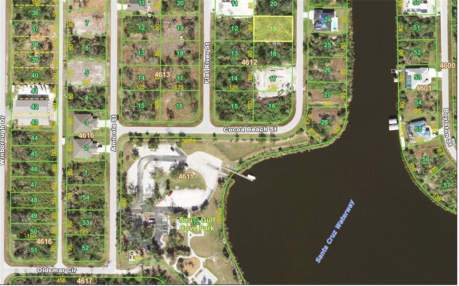 Amazing opportunity to purchase 80x125 building lot walking distance from a local Boat ramp. South Gulf Cove is a growing community that features voluntary HOA, public water and sewer, parks, walkways, picknick tables, fishing, playground, boat ramp, kayak launch and club house available for rent. There are many featured Home Models within the neighborhood with new homes being built throughout the area. Local Publix and Home Depot are less than 10 min drive. Port Charlotte shopping is under 20 minutes. Beautiful Boca Grande beaches are only 15 minutes away. Secure your place today and Enjoy all the best that Florida has to offer.
