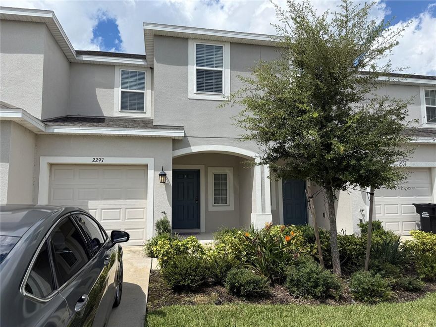 **Move in READY– The Townhomes at River Landing**

Welcome to your new home! This stunning **3-bedroom, 2.5-bath townhome** offers the perfect blend of modern living and everyday convenience, with approximately **1,604 sq. ft. (including garage)** of beautifully designed space.

Step through the **welcoming front porch** into an open-concept floor plan that features a **spacious great room** and a **modern kitchen** with a large island—perfect for entertaining guests or enjoying family meals. The main level also includes a convenient **half bath**, **single-car garage**, and access to a **large outdoor patio**, ideal for relaxing or hosting gatherings.

Upstairs, you’ll find two well-appointed bedrooms and a full bath, along with an **expansive primary suite** offering a **walk-in closet** and a **luxurious ensuite bathroom** with **double vanity sinks**. The **laundry area** is thoughtfully located on the second floor for added convenience.

Enjoy **ample storage** throughout, including **under-stair storage**, a **walk-in pantry**, **linen closet**, and generous closets in all three bedrooms.
Home is equipt with a new water softner. Upgraded keyless entry!

The Townhomes at River Landing, a Taylor Morrison built home offers plenty of staycation amenities including a community pool, cabana, sports field and a dog park. 

Located just minutes from **shopping, restaurants, and all the excitement of Wesley Chapel**, this home combines comfort, style, and location. Experience **luxury meets convenience** with access to the many amenities offered at **The Townhomes at River Landing**!

**Rental Requirements:**

* Minimum Credit Score: **625** (required for all adult applicants)
* No convictions or active bankruptcies
* Monthly income must be **2x or greater than the monthly rent**