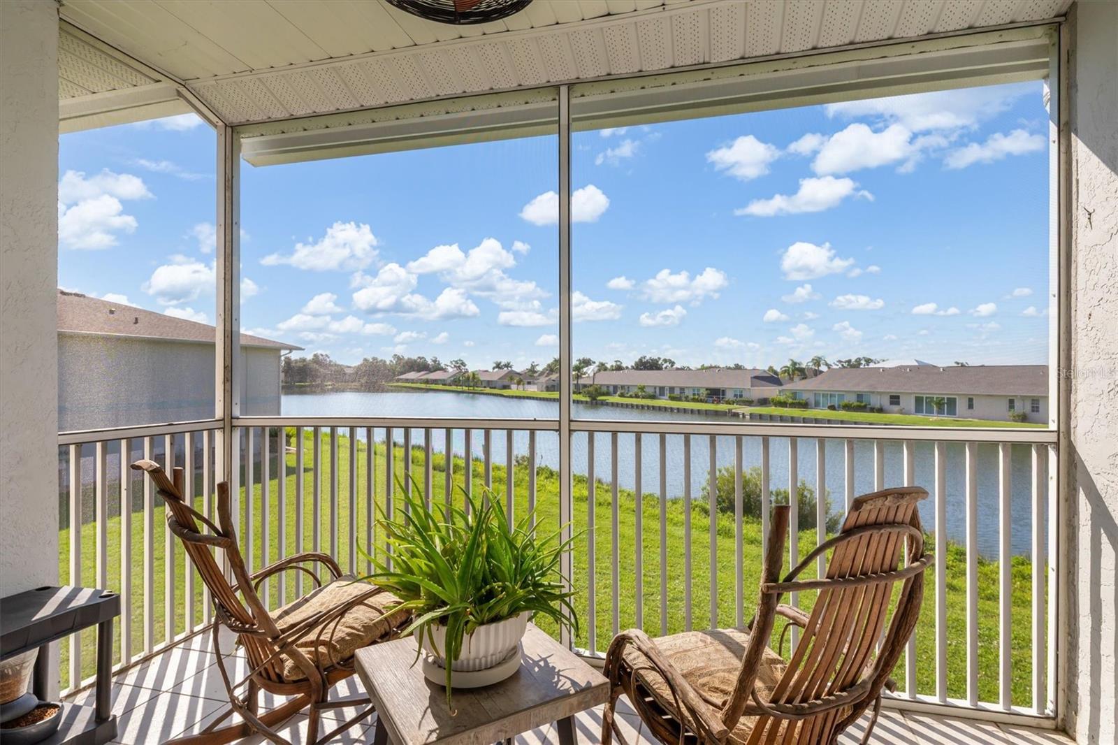 Live the easy Florida lifestyle in beautiful Heron Pointe at Lake Suzy. From the moment you walk in, you’ll notice the fresh, inviting feel thanks to a full interior repaint in August 2025 and stylish updates throughout. The heart of the home — the kitchen — was refreshed in 2023 with new cabinets, counters, range, and microwave, making meal prep a pleasure. Luxury vinyl flooring flows seamlessly through the home, complemented by updated light fixtures and fans for a modern touch. Relax on the tiled lanai with a peaceful view of Lake Pookiehatchee. With all appliances included and even attic space for extra storage, moving in is truly effortless.
Heron Pointe offers more than just a home — it’s a community. Enjoy time at the clubhouse and pool, play bocce & shuffleboardor take your kayak out on Lake Pookiehatchee for a leisurely afternoon. HOA fees are just $700/quarter and even include your water bill, leaving you more time and resources to enjoy everything this condo offers.
Whether you’re seeking a seasonal escape from colder climates or a comfortable full-time residence, this home blends modern comfort with the relaxed Florida way of life you’ve been dreaming about. Ask for a feature sheet.