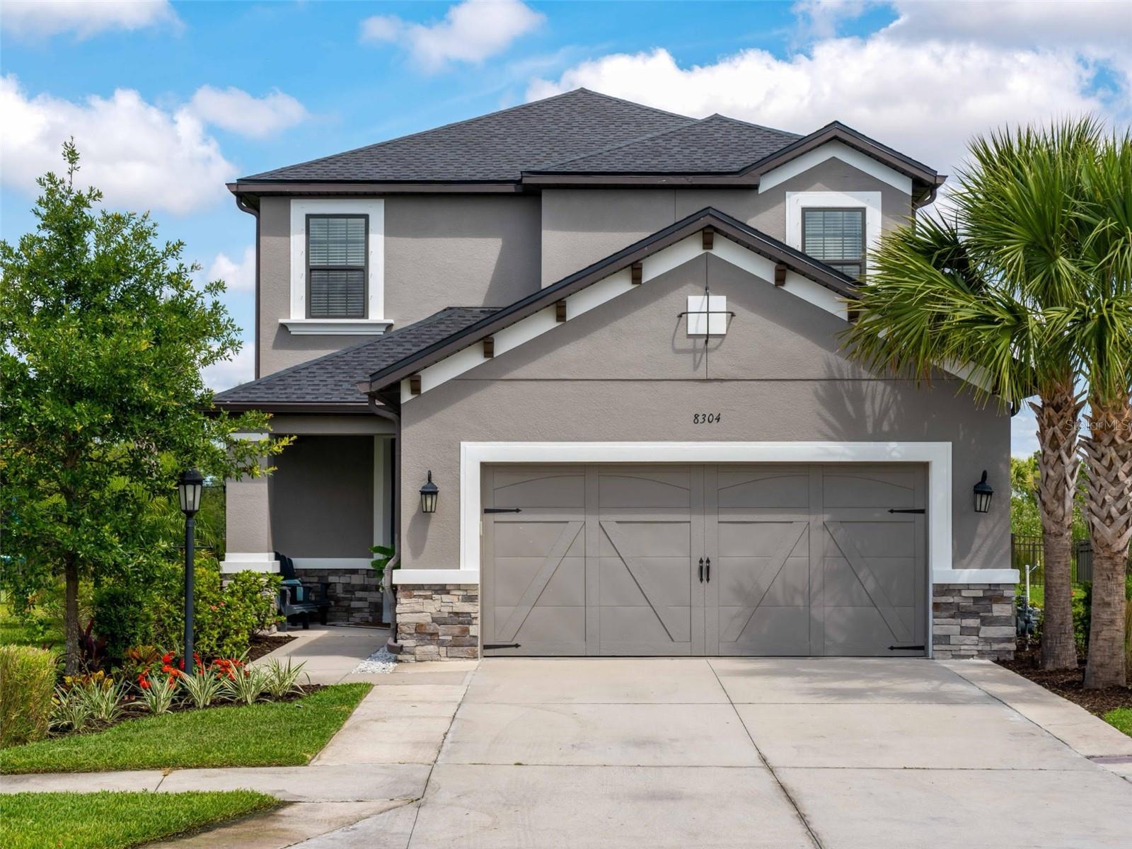 Your Sarasota dream starts here with TWO PRIMARY SUITES, a HEATED POOL, and NATURE VIEWS in Skye Ranch!
Why wish on a star when you can live on Shooting Star? This stunning 4-bedroom, 3.5-bath home with TWO FULL PRIMARY SUITES (one upstairs, one down!) is the perfect setup for MULTI-GENERATIONAL LIVING or LONG-TERM FLEXIBILITY, and it's tucked on a serene CORNER LOT BACKING TO A PRIVATE NATURE PRESERVE in Sarasota’s beloved lifestyle community, SKYE RANCH.
Move-in ready with FRESH PAINT INSIDE AND OUT, BRAND-NEW CARPET, and an extended layout that includes a THEATER ROOM, SPACIOUS LOFT, and open-concept living spaces built for CONNECTION and COMFORT. Step outside and feel like you’re on vacation every day with a HEATED POOL, NEW TROPICAL LANDSCAPING, and no rear neighbors, just peace, privacy, and preserve views.
Worried about Florida weather? No need, this home is NOT IN A FLOOD ZONE and features PREMIUM GAF TIMBERLINE ARCHITECTURAL SHINGLES with an INFINITE WIND LIFETIME GUARANTEE for lasting beauty and protection.
Skye Ranch isn’t just a place to live, it’s a place to THRIVE. Families here gather for FOOD TRUCK NIGHTS, outdoor movies, and zip around on golf carts to THE HUB, a 25,000-square-foot RESIDENT AMENITY CAMPUS with a RESORT POOL, OLYMPIC LAP POOL, INDOOR COURTS, ROCK CLIMBING WALL, CAFÉ, KIDZ ZONE, and so much more.
Even better? Brand new K-8 SKYE RANCH SCHOOL is currently being built in the neighborhood! The school will serve grades K-6 in 2025, K-7 in 2026, and K-8 in 2027.
It’s no wonder the current owners aren’t leaving Skye Ranch, they’re UPSIZING WITHIN IT. Come see why 8304 SHOOTING STAR ROAD is more than a home. It’s your next chapter, filled with COMFORT, CONNECTION, AND COMMUNITY.