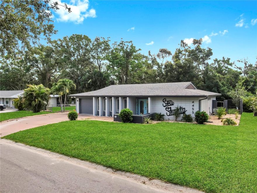 One or more photo(s) has been virtually staged. Just a short drive from Siesta Key’s world-renowned beaches, this beautifully updated 2-bedroom home with a flexible bonus room offers style, functionality, and a prime Sarasota location. The bonus space includes a walk-in closet and could easily be converted into a true third bedroom with the addition of a window.

Welcome to Sea Shanty, where timeless character meets modern comfort. Tucked within the established community of South Gate Ridge, this property offers the rare benefit of no HOA restrictions. It’s perfect for storing a boat, RV, or extra vehicles behind the gated double driveway. The fully fenced backyard is ideal for pets and outdoor enjoyment.

Inside, you’ll find a bright open layout anchored by a striking wall of impact-rated floor-to-ceiling windows and oversized sliders that lead to a screened lanai and private backyard retreat. It’s the perfect setting for relaxing or entertaining.

Recent upgrades include
• Full replacement of water and sewer lines
• Updated electrical panel
• Newer air conditioning and water heater
• Newer roof
• Complete plumbing overhaul
• One-car garage addition
• Luxury vinyl plank flooring throughout

Additional features include a spacious indoor laundry room and the versatile flex room with a walk-in closet, ideal for an office, guest room, or future third bedroom.

Convenient to shopping, dining, and Sarasota’s top-rated beaches, this thoughtfully renovated home is move-in ready and worth seeing in person.