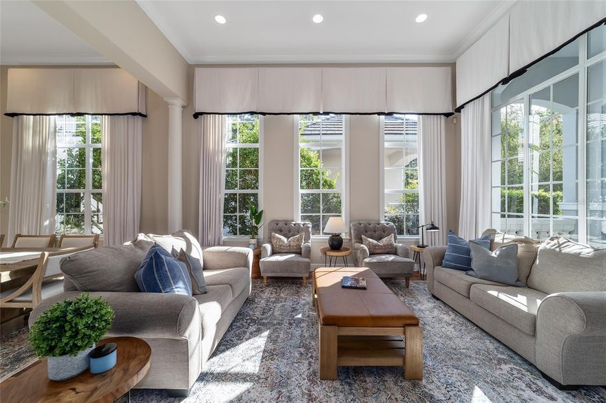 Opportunity knocks…This property has everything, the 3 L’s besides location… LOCATION, guard gated golf and equestrian community. LIVING SPACE, Walls of windows so great light, high ceilings, well designed floor plan w/primary bedroom and guest bedroom downstairs, tile and beautiful LVP throughout the house,  Closets are everywhere, so no more closet envy (but your friend’s definitely will), golf course view, fenced and nicely landscaped rear yard for privacy and your dogs will love, additional perk 4 stall barn lease in place with current owner for the equestrian. LIFESTYLE, Golden ocala offers, golf, tennis, fitness, spa, sun bathing by the resort style pool, 3 restaurants, equestrian amenities including barn leases w/turnout, or full board, 2 ggt riding arenas (dressage and jumping), miles of trails. Recent improvements; new wood staircase trends and landing, new LVP flooring throughout, interior paint, 2 new HVACs and handler, kitchen upgrades. Nicely landscaped rear yard overlooking the fairway. Enjoy your peaceful evening sipping a glass of wine on your relaxing back porch watching Ocala’s spectacular sunsets over the golf course vista with live oaks. Everything you dream about in Ocala in one home.
 Video tour  https://youtu.be/eYQvECbHqVE?si=u_QJKDjpFe46pPCB Bedroom Closet Type: Walk-in Closet (Primary Bedroom).