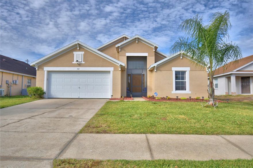 HOME SWEET HOME! This charming 4 bedroom 3 bath home has been filled with love and happiness. The ideal floor plan offers both form, and function with a 3-way split layout, and loaded with storage closets throughout. Generous windows in the great room provide abundant natural light, and beautiful sunset views. Outside, the spacious screened patio, and privacy-fenced yard are perfect for fun with friends, family, and fido! This move-in ready home is ready for its next happy homeowner. You will be delighted with the 2023 architectural shingled roof, 2022 hot water tank, and 2019 AC system. Located in a small subdivision near Dundee's East Central Park, the serene Lake Marie walking path, and not far to beautiful Bok Tower Gardens. Its central location is a quick, easy drive to Lake Wales, Haines City, and Winter Haven. Step inside, fall in love. Make it yours!