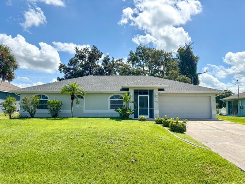 Welcome to your new home in North Port, nestled in a quiet, peaceful neighborhood that's perfect for families or anyone looking for a little extra space and comfort. This well-maintained 3-bedroom, 2-bathroom home offers recent updates throughout, giving it a fresh, modern feel while keeping it warm and welcoming. Located in a non-flood zone, this home offers added peace of mind. You'll love the bright, open layout that makes everyday living and entertaining easy. It's also just minutes from shopping, schools, restaurants, making it a super convenient spot to call home. Whether you're a first-time buyer, a growing family, or just looking for a cozy Florida retreat, this home checks all the boxes.