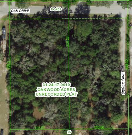 OAKWOOD ACRES UNREC - Land