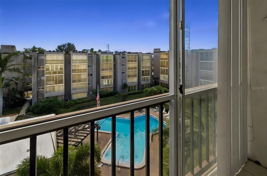 One or more photo(s) has been virtually staged. Welcome to this beautifully updated residence on the fifth floor of Sunshine Towers, a well cared for 55+ community in the heart of Clearwater.
From the moment you walk in, the space feels bright and uplifting. Natural light fills the living areas, creating a calm and comfortable atmosphere that instantly feels like home. The kitchen has been thoughtfully updated with modern cabinetry and newer appliances, offering a clean, inviting space to cook, gather, and enjoy everyday moments.
The bathroom has been tastefully remodeled with contemporary finishes and a sleek walk in shower, designed for both style and ease.
The open living and dining area flows effortlessly and leads to an enclosed balcony, a lovely extension of the home where you can enjoy your morning coffee, read a book, or unwind in the evening while taking in the elevated views and soft Florida light.
Sunshine Towers is known for its welcoming environment and beautifully maintained grounds. Residents enjoy secure entry, a sparkling community pool, reserved parking, and an HOA that covers water, sewer, trash, and exterior maintenance, making daily living simple and carefree.
Ideally located just minutes from downtown Clearwater, shopping, restaurants, and the world famous Gulf beaches, this move in ready condo offers comfort, convenience, and an easy Florida lifestyle.