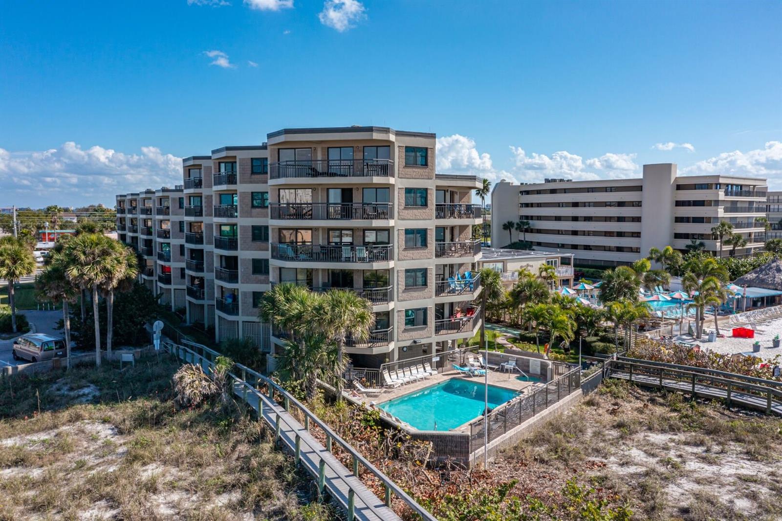 Price IMPROVEMENT, Motivated to sell!
PRIME VIEW!!! Escape to the Gulf Coast and make every day a beach day with this exceptional opportunity at Gulf Strand Resort, nestled directly on the sands of St. Pete Beach.
This fully furnished 1-bedroom, 2-bath condo offers the perfect blend of comfort and convenience. Situated on the top (6th) floor, you’ll enjoy a private balcony where you can unwind with sweeping views of the gulf—ideal for both sunrise coffees and evening sunsets.
The interior has been tastefully updated and includes modern furnishings, a remodeled layout, and in-unit washer and dryer. Just bring your suitcase—everything you need is already here.
Ideal as a personal retreat or income-producing rental, the unit allows for short-term stays with a 3-night minimum. Gulf Strand is managed on-site by TRS, Owners may personally occupy the unit for up to 90 days/ year. Offering full-service guest support and marketing strategies that help owners generate strong returns.
The community features everything you'd expect from a beachfront resort: a heated swimming pool, relaxing spa, outdoor grilling area, shuffleboard, and a private walkway leading straight to the sand. Assigned parking (space #30 not under the building) is included.
Located in the heart of St. Pete Beach, you're within a short distance to shops, dining, and entertainment—plus, public trolleys make exploring the area a breeze. Tampa International Airport is just 45 minutes away, and downtown St. Petersburg is a quick 15-minute drive.
Gulf Strand is a well-managed condominium association with fully funded reserves—making this not just a beautiful property, but a smart investment.