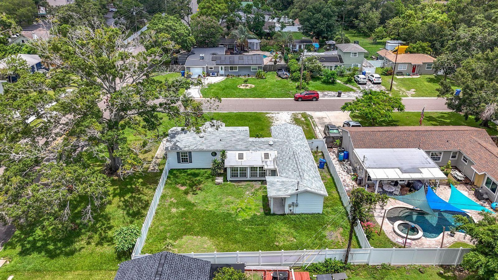 Welcome to your slice of St. Pete living! Just 15 minutes from the heart of downtown with it's world famous dining, museums, shopping and night life!! This updated 3-bedroom, 2-bath home offers more than a place to live—it’s a place to grow, gather, and make memories.
Imagine weekends in your spacious backyard—large enough for a sparkling pool, a workshop, or simply letting the pets run free behind the brand-new vinyl privacy fence. Inside, the kitchen opens to the living area with a convenient pass-through, making it easy to share game-day snacks or movie-night treats without missing a moment of the action.
With over 9,000 square feet of land, room for multi-generational living, and every appliance already included, this home is ready for you from day one. And when it’s time to head out, I-275 is just two minutes away—meaning the beaches, downtown, and all of Tampa Bay are at your fingertips in 30 minutes or less.
This isn’t just a house—it’s the start of your next chapter.