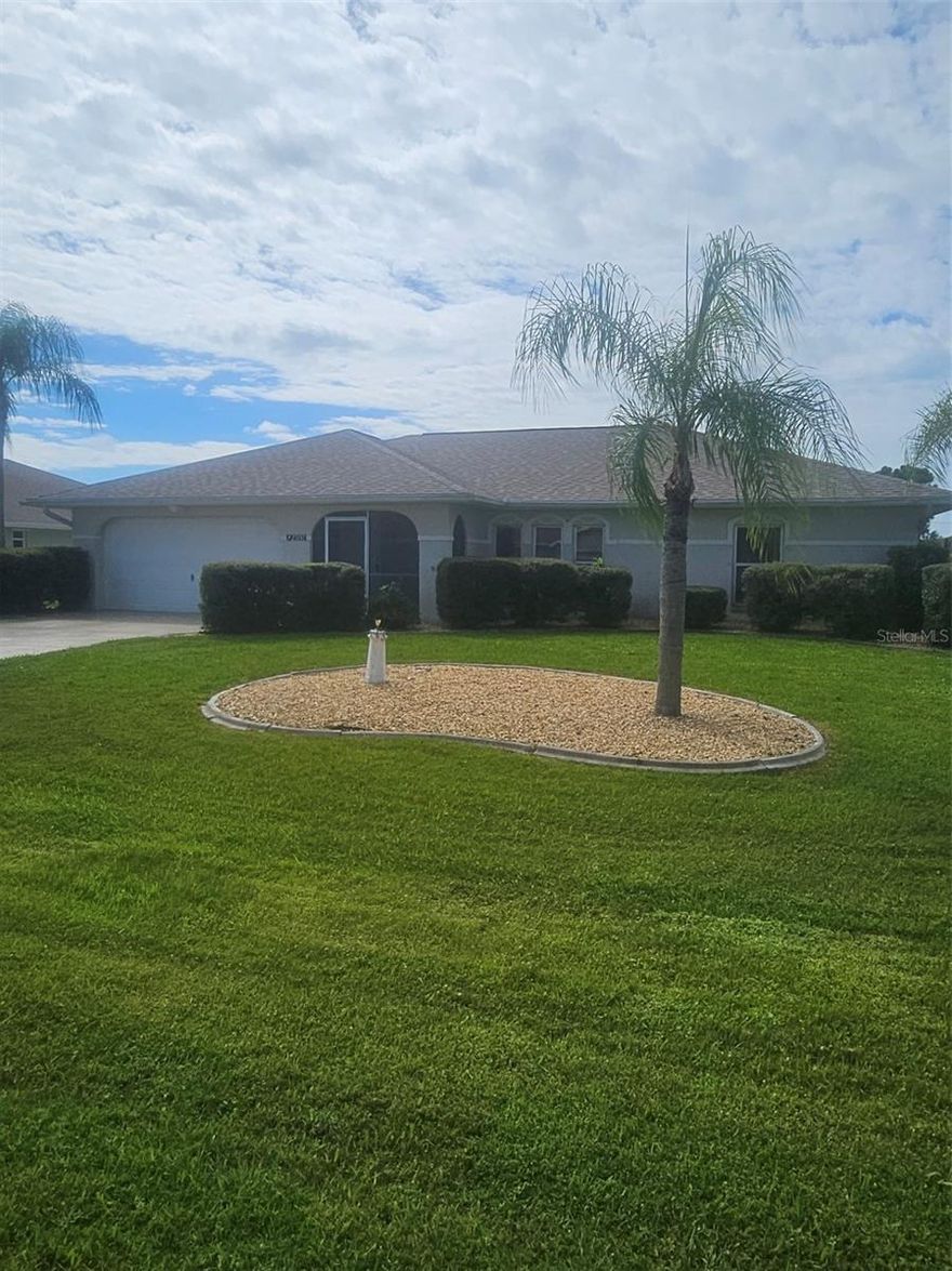 Lovely Pool home available with 3 bedrooms and 2 bathrooms, 2-car garage, 1522 sq ft, living room, dining room combo, galley kitchen with newer appliances and flooring, fresh interior paint, huge screened pool lanai area, close to I-75, located in the deed-restricted Community of Deep Creek. Washer/dryer hookups inside, small pets negotiable. A credit score of at least 650, accompanied by good landlord references, and 3 x's the rent a month of gross income towards housing. Tenant to take care of lawn, weeding, landscaping, and bushes.