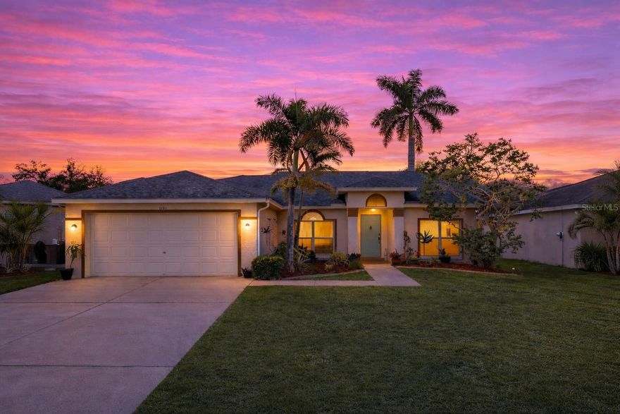 Welcome to this Beautifully maintained Pool Home in the highly desirable Kingsfield community in Parrish, offering the perfect combination of comfort, updates, and outdoor Florida living. Situated on a waterfront pond lot with mature landscaping, this property provides a peaceful setting while remaining conveniently close to shopping, dining, and major commuting routes.

This spacious residence is a true 4-bedroom home plus a den/office, providing flexibility for remote work, hobbies, or additional guest space. The open floor plan offers abundant natural light and seamless flow between the living, dining, and kitchen areas—ideal for both everyday living and entertaining. The UPDATED Kitchen features NEW Stainless Steel Appliances (2024/2025), modern finishes, and generous counter space. Bathrooms have also been tastefully UPDATED, enhancing the home’s Move-In-Ready appeal.

Important improvements provide peace of mind, including a NEW ROOF (2024), NEW POOL PUMP (2025), and HURRICANE FABRIC PROTECTION FOR ALL WINDOWS. The spacious primary suite offers privacy and comfort, while the additional bedrooms and den create a versatile layout suitable for many lifestyles.

Step outside to your private outdoor retreat featuring a screened lanai and pool overlooking the tranquil pond view, creating the perfect space for relaxing or entertaining year-round. The fenced backyard includes concrete landscape curbing, a fire pit area, and plenty of room to enjoy the Florida lifestyle surrounded by mature landscaping.

Kingsfield residents enjoy LOW HOA Fees and NO CDD, along with community amenities including a pool, basketball court, and two playgrounds. Conveniently located with easy access to I-75 and US-301, commuting to Tampa, St. Petersburg, Bradenton, and Lakewood Ranch is simple. Plus, you’re just a short drive from many of the Beautiful Gulf Coast Beaches.

This is an excellent opportunity to own a well-updated 4 Bedroom + Den Pool Home in one of Parrish’s most popular communities.
Schedule your private showing today and experience the lifestyle that Kingsfield can provide you.