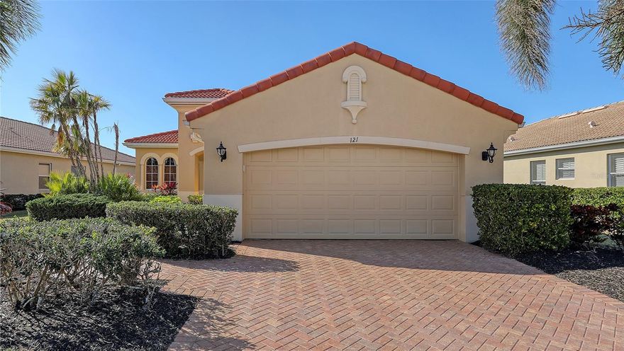 VENETIAN GOLF AND RIVER CLUB..Postcard views! This single family home boasts 3 bedrooms, 2 bathrooms with indoor/outdoor living. Enjoy stunning views of the Sunset, Water and Golf views as you unwind in your own screened in patio with a private pool and hot tub after a round of golf at The Venetian Golf and River Club.  The ensuite primary bedroom, conveniently located on the main-floor, (King size bed) it is expansive and  luxurious with a separate sitting area.   In addition to the convenience of the private bathroom (walk-in shower), you will find ample closet space to let your wardrobe breathe. After any local excursions, you can return to the comforting appeal of your perfect home, in the place where the low-traffic streets are lined by sidewalks.  Indulge in an abundance of world-class amenities for residents of this community, including a fitness center, tennis courts, pickelball courts, tiki bar, 24/7 security, and fine dining. Take a refreshing dip in the resort-sized pool/spa, lap pool, or delight in the 70-acre nature preserve and the boardwalk leading to the Myakka River. If golf is your passion, you will have plenty of time to take the opportunity to join a championship 18-hole golf course all set in an unbeatable location just minutes from pristine beaches and downtown Venice Island shopping. Call Today!!