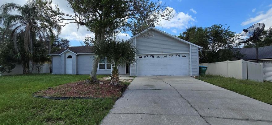 Welcome to this beautifully well maintained home in the heart of Deltona! This property offers an open floor plan with plenty of natural light, with spacious living room, modern kitchen with ample cabinetry recently renovated, and generously sized bedrooms for comfortable living. The large fenced backyard is perfect for family gatherings, or outdoor entertaining. Recent updates make this home move-in ready, giving peace of mind to your family. Conveniently located near I-4, shopping, schools, and dining, this home combines comfort with excellent accessibility, making it an excellent option for both families and commuters. Don’t miss this opportunity—schedule your showing today!