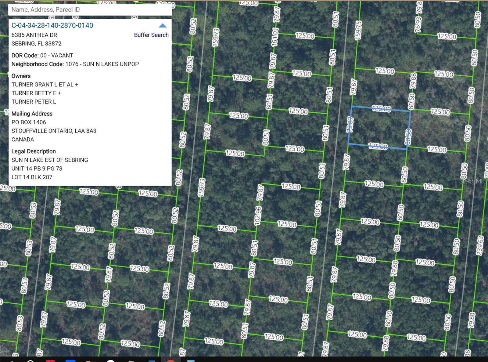 Welcome to Anthea Dr! This lot is almost a quarter acre 125 x 80 with mature trees and NO HOA!