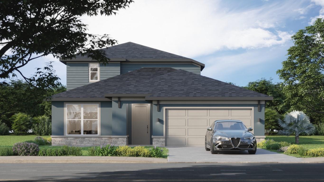 Under Construction. Pre-Construction, ready January, 2026! The Appaloosa is the epitome of refined flexibility, offering 3 to 5 bedrooms, 2.5 baths, spread over 2 levels with a 2 car garage, and a range of layout options tailored to your lifestyle. Perfect for a multi-generational household or those needing multiple home office spaces, this plan features both main floor and optional upper-level bedroom expansions. The elevated culinary space opens to an expansive great room and dining area, creating a seamless flow ideal for entertaining. The primary suite includes a spa-inspired bathroom and oversized walk-in closet, while guest suites and bonus rooms offers separation and privacy. Extend your living outdoors with a generous covered patio option, all within the elegant setting of Sabana Reserve, Ocala’s newest gated community. Community amenities will include pickleball courts, open-air pavilion, smaller open-air covered pavilions, pool & outdoor grill.
Located near World Equestrian Center, offering residents quick access to I-75, SR-200, US-27 and the Florida Turnpike and is within a mile of significant developments to include 5 star hotels, shopping mall, horse stables, UF Health Hospital and Buc’ee’s. It’s the perfect balance of convenience and lifestyle in one of Ocala’s fastest-growing areas. One or more photos have been virtually staged.