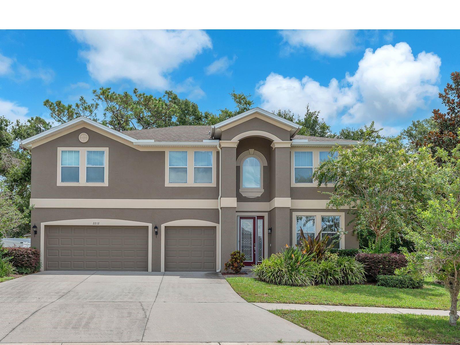 Nestled in the heart of Valrico within the exclusive Valterra community, this stunning 4-bedroom, 3.5-bathroom home offers luxury living at its finest. Boasting a spacious 3-car garage, dedicated office, versatile loft, and situated on an oversized lot with an extended driveway, this home truly has it all.
As you enter, you're greeted by an abundance of natural light in the expansive formal living and dining areas, highlighted by an open-concept layout that flows effortlessly throughout the main living spaces.
The chef’s kitchen is a true centerpiece—featuring granite countertops, stainless steel appliances including a gas convection range, an oversized center island, and walk-in pantry- perfect for everyday living and entertaining. The Kitchen seamlessly connects to the spacious family room with soaring two-story ceilings and an abundance of windows that flood the space with natural light.
A private office on the main floor makes working from home a breeze, while a convenient half bath is ideal for guests.
Upstairs, a large loft with built-in surround sound creates the perfect retreat for movie nights or game time. The luxurious owner’s suite features tray ceilings, dual walk-in closets with custom built-ins, and a spa-like en-suite bath complete with soaking tub, separate shower, and a makeup vanity. A second primary suite includes its own private en-suite with a step-in shower—perfect for guests or multigenerational living. Two additional bedrooms, each with walk-in closets, share a well-appointed third full bathroom.
Step outside to your private backyard oasis. A screened-in lanai with recently refinished flooring sets the stage for year-round enjoyment. Entertain with ease thanks to the full outdoor kitchen featuring a granite bar and built-in grill, complemented by an outdoor speaker system and hot tub for ultimate relaxation.
Recent Upgrades Include:
Two upgraded A/C systems, Refinished lanai flooring, Tankless water heater & utility sink in laundry room, 500-gallon underground propane tank for stove, dryer, & outdoor grill, Surround sound (upstairs & downstairs), Seamless gutters, Smart home garage door, Upgraded security system and Smart sprinkler system with water conservation features.
Enjoy the convenience of being close to top-rated schools, shopping, dining, golf courses, and Florida’s best beaches.
Don’t miss your chance to own this exceptional home—schedule your private showing today!