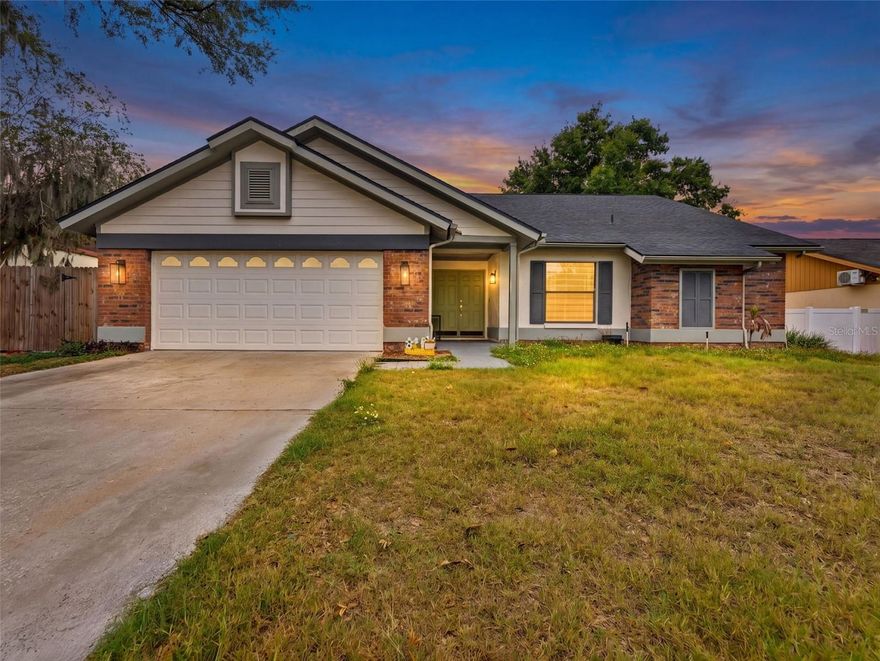 Welcome to this MASTERPIECE of a home. FULLY remodeled , 4 bedroom, 2 bathroom, 1800 sq ft home with a 2 car garage AND screened POOL in the heart of Brandon. This well-sought-out community of Highland Ridge has low HOA dues & no CDD. Upon entering the home you are greeted with high ceilings that boasts natural light, calling attention to the home's new luxury vinyl plank flooring throughout the main living spaces and tile in the bathrooms. The kitchen is a chef's dream with contemporary countertops, soft closing cabinets, brand-new stainless steel appliances, and a farmhouse kitchen sink. The kitchen island is perfect for seating with an open floor plan leading to the living area and dining room. The living room has an electric fireplace, another great feature making this area feel warm and cozy. Natural and neutral elegance transports you from one room to another. Attention has been paid to even the most delicate detail and is found in the unique expressions of art meets practicality. It's as pleasurable to entertain outside with the covered and screened lanai while enjoying the pool and Florida sunshine. The Owners suite feature french doors leading to the lanai area. Custom made sliding barn doors open up to the his/her closets. The home is conveniently located near parks, shopping, dining, and major expressways making your commute to Downtown Tampa quick and easy! Do not wait! Your dream home is right here and move-in ready!
