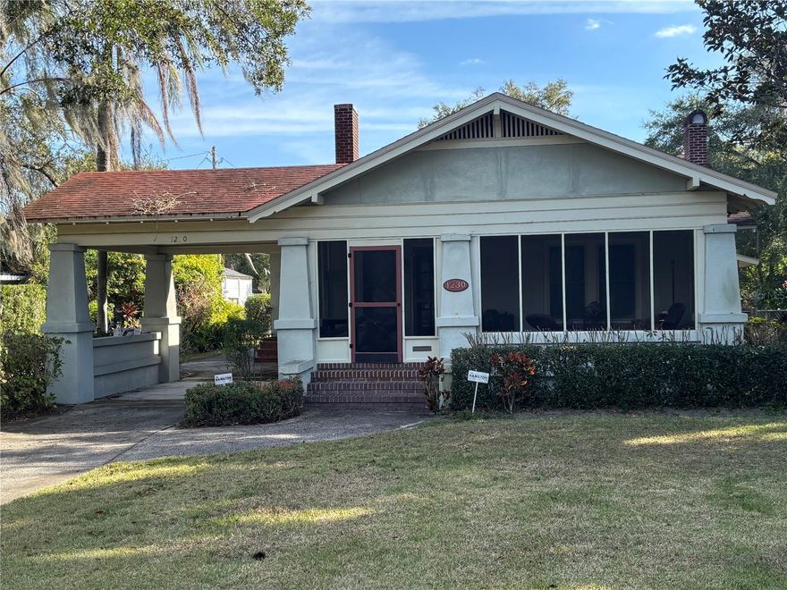 For buyers who value authenticity, craftsmanship, and legacy, this 1933 historic home presents a truly rare opportunity. Owned by the same family since 1965 and offered for the first time in decades, this property reflects generations of thoughtful care and stewardship and is expected to be highly sought after near Bartow’s historic district.

Original architectural character has been carefully preserved while major systems—including electrical, plumbing, sewer, HVAC, and roofing—have been comprehensively updated, allowing buyers to enjoy historic charm without the typical concerns of older homes. Refinished solid oak hardwood floors, crown molding, and custom plantation shutters on every window, including the garage, showcase the home’s enduring quality and attention to detail. Generous room proportions, including two oversized bedrooms with walk-in closets, honor the home’s original design while providing modern livability.

Offering 1,716 square feet of heated and cooled living space and 2,330 total square feet under roof, the home also features a fenced and partially pet-fenced backyard, irrigation system, monitored security system, transferable Terminix termite contract, a carport, and a detached two-car garage with a new overhead door. Ideally located near a city park with new pickleball courts and just minutes from downtown Bartow’s shops and dining, this legacy property blends timeless character with modern peace of mind.