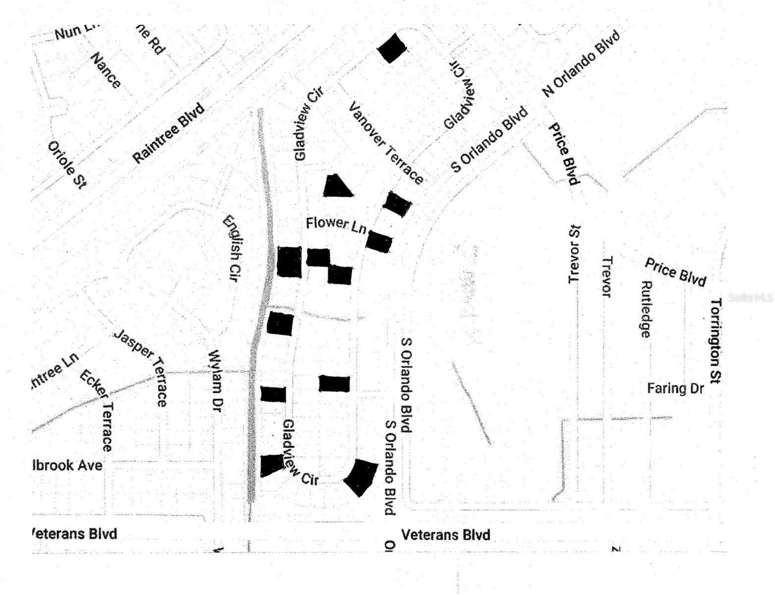 Builders/Investors - 14 vacant commercially zoned lots in platted subdivision located just off Veteran's Blvd. AC10 zoning allows for essential services, food/truck park, industrial, medical/dental offices, office, outdoor storage, residential multi-family and retail sales and services. Not in a flood zone. Lots will require well and septic, electric is nearby. Possible owner financing. The seller also has an additional 32 other lots available. Buyer to verify any utility easements and/or building restrictions (if any) and specifications with the city of North Port.
