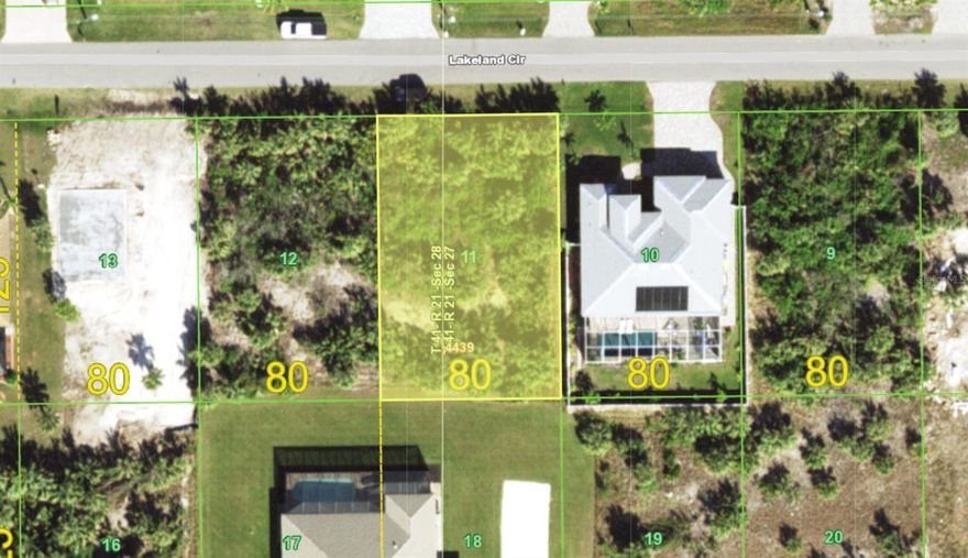 Spacious residential lot located in the waterfront community of South Gulf Cove in Port Charlotte. This property offers public water and sewer and is situated on a paved street surrounded by newer homes and well-maintained properties. The community of South Gulf Cove is deed-restricted and features a public boat ramp, parks, walking paths, and access to over 55 miles of navigable canals that lead to the Myakka River, Charlotte Harbor, and the Gulf of Mexico. The neighborhood is known for its peaceful setting, newer construction, and easy access to boating and outdoor recreation.
This location provides convenient access to local marinas, golf courses, shopping centers, and restaurants. Boca Grande, Englewood Beach, and Manasota Key are just a short drive away, offering some of the best fishing, boating, and coastal activities in Southwest Florida. Whether you are ready to build your new home now or looking to invest for the future, this property offers an excellent opportunity to own land in a growing and sought-after area.