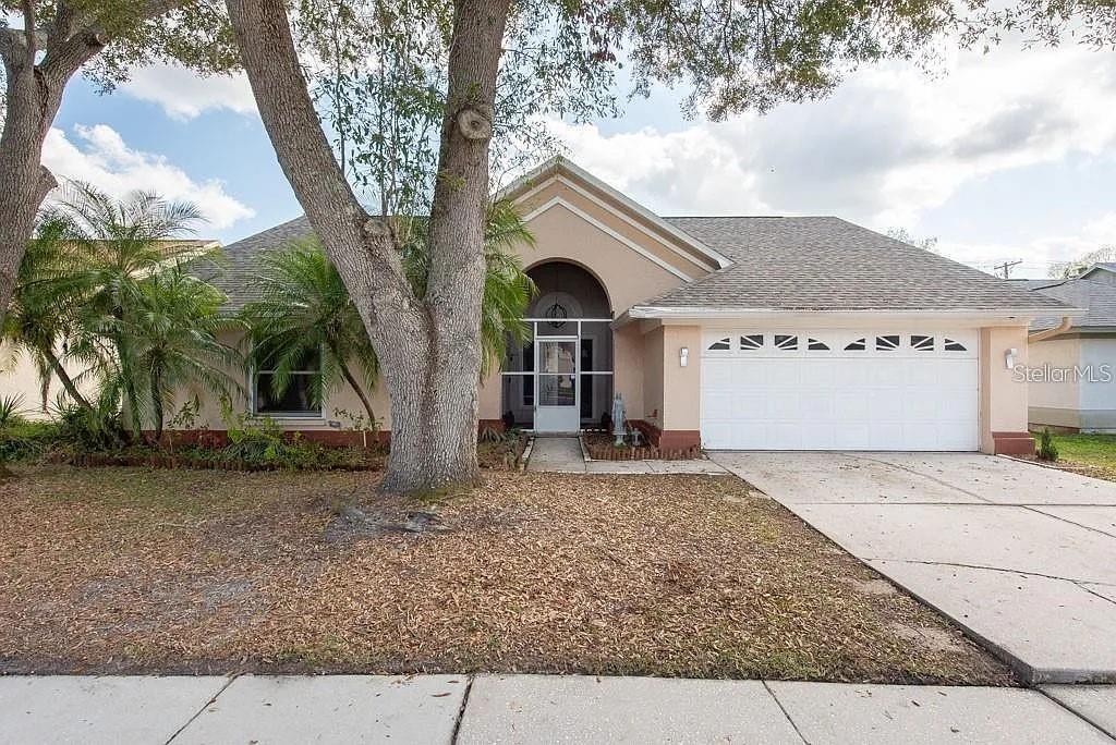 Move-in-ready pool home in the sought-after Pebble Creek community! Offering 3 bedrooms, 2 bathrooms, and a 2-car garage across 1,868 square feet, this home blends comfort and convenience. Step into the spacious living area, featuring vaulted ceilings, laminate flooring, a wet bar, and glass sliders leading to the screened-in pool--perfect for entertaining. The kitchen boasts tile flooring, stainless steel appliances, an eat-in dining area, and a separate dining space for hosting guests. Bedrooms 2 and 3 share a well-appointed guest bathroom with a showertub combo and private commode. The primary suite offers direct pool access, a walk-in closet, and an en-suite bathroom with dual sinks, a soaking tub, a walk-in shower, and a private commode. The fenced-in backyard is a private oasis, complete with a garden and a storage shed. Plus, enjoy all the Pebble Creek community amenities--an oversized pool with a sun deck, clubhouse, picnic area with grills, playgrounds, a dog park, exercise trails, volleyball, basketball, tennis courts, and a soccerbaseball field. Monthly rent is $2900 with a 12-month lease. Utilities, pool and lawn maintenance are not included. Apply here https://www.rentcafe.com/apartments/fl/tampa/9415-pebble-glen-ave/default.aspx?p=1&nocache=1 or contact office at 727-537-6430 or info@macbauerrealty.com for questions or viewing of property.