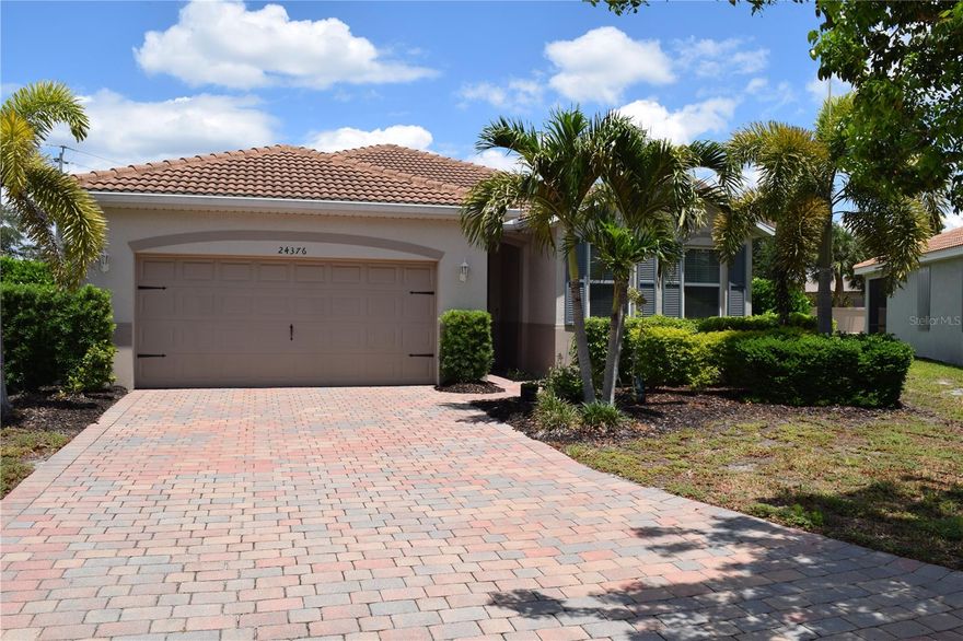 One or more photo(s) has been virtually staged. Short Sale. Short Sale-Please see Realtor Remarks. Welcome Home to this 6 year young 4 bedroom, 2 full bath home. Walk through the open concept living room and kitchen. From the living room you can move to the primary bedroom or outdoors through the sliding door to the screen in patio. 
The additional 3 bedrooms and laundry room are located off the central hallway. The River Club Community features a community pool, playground, fitness center and meeting center. HOA fee covers your internet service and basic cable, irrigation, lawn care and security gate. River Club is located just 2 miles from the Sunseeker Resort and 5 miles to Fisherman's Village and a host of other restaurants in downtown Punta Gorda.  Schedule your private showing today!