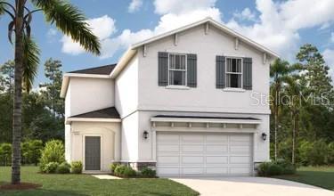 One or more photo(s) has been virtually staged. Under Construction. Wynnstone is a thoughtfully planned community nestled in the heart of one of Florida's fastest-growing counties. Located in Davenport, it offers the perfect combination of tranquility and everyday convenience. Just 12 miles southwest of Disney and minutes from the shops and restaurants of Posner Park, everything you need is close to home. With Highway 27 less than a mile away and I-4 just minutes from your door, getting to Central Florida attractions or the Gulf Coast is quick and easy. Stanley Martin at Wynnstone's elegant single-family homes start from the mid-$300s and feature open-concept layouts, modern finishes, and flexible designs designed for comfortable everyday living. But life here goes beyond your front door. Enjoy scenic walking trails, relax by the pool and cabana, or spend time with loved ones at the playground and dog park. It's a community designed to connect, relax, and fully enjoy Florida's outdoor lifestyle. Wynnstone isn't just a place to live: it's where comfort, convenience, and community come together. Come discover where your next chapter begins.
The Atrium combines an open floorplan with ample space for all buyers, with expansive windows that soak up the Florida sunshine. With unique elevation options, the Atrium will look unlike any other home on the street. Upon entering, guests are immediately greeted by the powder room on the main floor, as well as a massive living room. Overlooking the terrace, both residents and guests will delight in the outdoors. An L-shaped living room integrates with the dining room and kitchen, which has easy access to a two-car garage, with an additional storage area under the stairs. Upstairs, the home's private areas provide a retreat from the daily hustle and bustle. Three bedrooms are located toward the front of the upstairs, sharing a spacious bathroom with double sinks. A laundry room completes the front of the upstairs. Ultimately, buyers will crave the amenities of the master suite. A spacious walk-in closet means storage is once again the focus. Additionally, the large bedroom features separate sleeping and relaxation areas; every detail has been carefully considered in the primary bathroom. Two sinks, with plenty of counter space, and a spacious shower ensure the owners of this new home have an oasis to themselves.