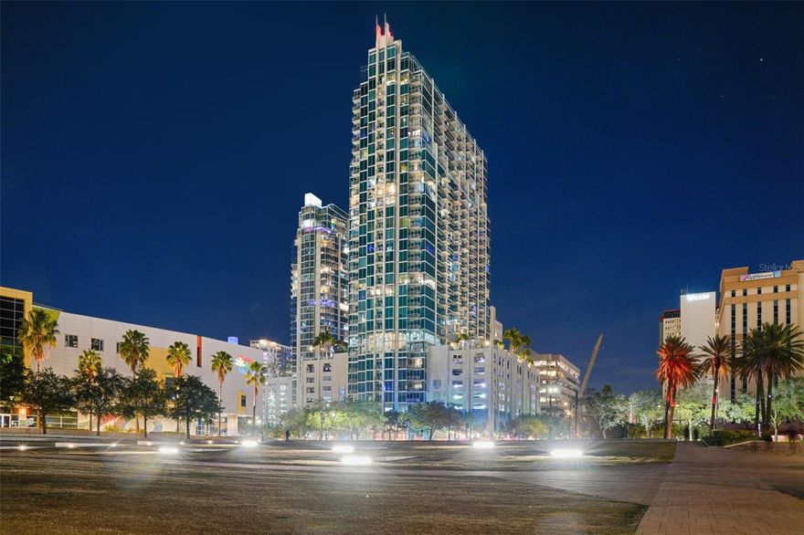 One of the few recently updated residences in SkyPoint, this condo offers the rare convenience of moving into a beautifully finished home without the time, expense, or uncertainty of renovations. Considered one of the better floor plans in the building, the layout minimizes wasted space, while the living area is set back to create a comfortable, defined space. Floor-to-ceiling windows showcase sweeping views of the Hillsborough River and Old Tampa Bay, along with stunning sunsets and seasonal fireworks over Armature Works.

The kitchen has been completely updated with new cabinetry, quartz countertops, a new sink and disposal, high-end lighting, and all-new Samsung appliances, including a digital refrigerator with programmable features. The bathroom has been redesigned with a large walk-in shower, new vanity, lighted mirror, and designer tile accents. Additional enhancements include luxury vinyl flooring and baseboards, along with a walk-through closet with abundant shelving.

Positioned near Curtis Hixon Waterfront Park and the Riverwalk, and a short distance to Armature Works, the University of Tampa, and Amalie Arena, this location places you near some of Tampa’s most desirable destinations for dining, entertainment, and culture. SkyPoint offers 24-hour concierge, access-controlled entry, a pool and spa, state-of-the-art fitness center, clubroom, outdoor grilling areas, and complimentary coffee service in the lobby. Urban living at its finest.