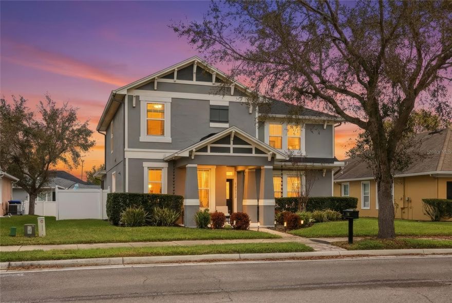 Welcome to 13013 Overstreet Rd — a beautifully upgraded 4-bedroom, 2.5-bath home located in one of Windermere’s most desirable and sought-after communities. This property combines modern living, elegant design, and the true Florida lifestyle you’ve been searching for.
Step inside to an open, bright floor plan featuring gorgeous wood floors, a spacious living area, and a modern kitchen with sleek cabinetry, stainless steel appliances, island, and plenty of storage — perfect for everyday cooking or entertaining friends and family. The primary suite includes a luxurious bathroom with his-and-her sinks and an upgraded California closet with premium built-ins for maximum organization.
Enjoy Florida weather year-round in the screened-in patio with a retractable electric screen, extending your living space and providing the perfect spot for morning coffee or evening relaxation. The large, fully fenced backyard features extended brick pavers, offering plenty of room for gatherings, grilling, pets, or future customization. Additional features include a front balcony, a 2-car garage, and an oversized driveway with great curb appeal. This home sits in a prime Windermere location surrounded by some of the best amenities in Central Florida. Just minutes away you’ll find top-rated Windermere schools, scenic lakes, nature trails, Bay Hill, The Butler Chain of Lakes, playgrounds, and community parks. Nearby you’ll enjoy endless shopping, popular restaurants, cafés, breweries, local markets, and everyday conveniences. You’re also close to the Winter Garden Village, Downtown Windermere, major highways, theme parks, and world-class entertainment. The community itself offers resort-style amenities including a sparkling community pool and clubhouse — perfect for relaxing weekends and social gatherings. If you’re looking for a move-in-ready home with modern finishes, incredible outdoor space, and a location that simply can’t be beat, this is the one. Homes like this in Windermere don’t last long — schedule your private showing today! *** A/C and Water Heater replaced in 2024. Roof replaced in 2025. Exterior of home repainted in 2022 ***