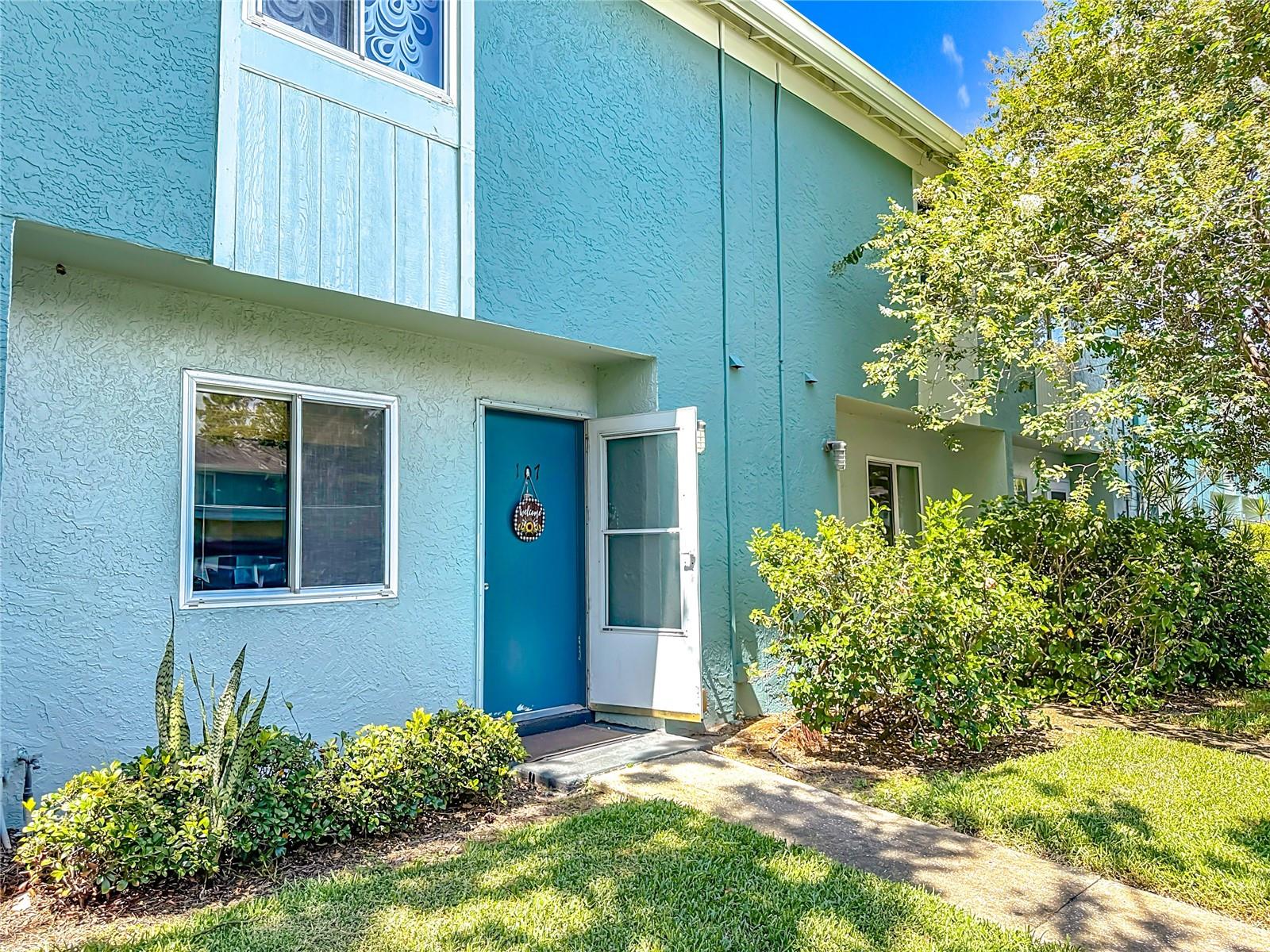 PERFECT for active, on-the-go lifestyles!! Immerse yourself in care-free living in a PRIME location! This 2 bed, 1.5 bath townhouse features 990 sq ft under air, a 142 sq ft private, screened-in rear porch, and easy access to Weedon Island Preserve, I-275, the Gandy Bridge, and both St. Pete & Tampa airports. HOA covers water, sewer, trash, exterior insurance AND flood insurance!! Enjoy tennis courts, a private pool, active playground, and clubhouse. Unit had NO water intrusion from either Helen or Milton. Reserved, covered parking space is DIRECTLY in front of the unit. BONUS: NO CARPET!!! (Laminate and tile throughout.) Excellent opportunity to enter the real estate market with consistent equity gains YOY. Check out the virtual tour and interactive floorplan to see YOURSELF in YOUR new home!