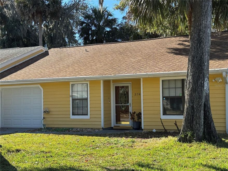 Very seldom does a 3-bedroom, 2-bath duplex become available in this centrally-located Gatewood neighborhood. This well-laid-out home offers a solid foundation and is ready for your personal touches and updates to match your individual style. Inside, you'll find spacious tiled living areas, an open kitchen with ample cabinetry, breakfast bar seating, and all appliances. French doors lead to a generous screened patio, perfect for relaxing or entertaining year-round. An additional covered patio area provides protection for the HVAC system and added functionality. The home sits on a nicely shaded lot, offering mature trees and a welcoming setting, and includes a one-car garage for added convenience and storage. The front bedroom comes with a bunkbed and desk and this practical layout, multiple outdoor living spaces, and a prime central location close to shopping, dining, and major roadway makes this property ideal for homeowners or investors alike.