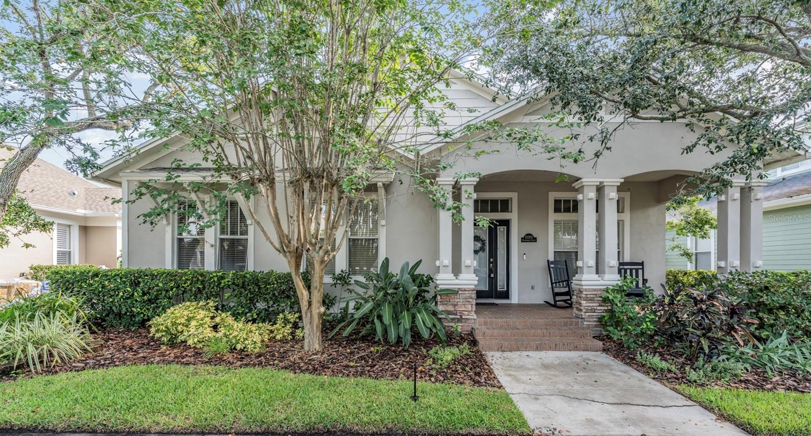 Stop scrolling—this is the one. Tucked inside one of Westchase’s most exclusive GATED communities, this picture-perfect bungalow style home in THE GREENS blends timeless charm with thoughtful updates and a lifestyle you didn’t know you were missing. From the blooming bougainvillea courtyards to the romantic front porch, every inch of this home tells a story, and it’s ready for yours.
This home features 4 bedrooms, 2 full bathrooms, a formal dining room, and a dedicated office space, perfect for flexible living. Step inside to discover laminate flooring throughout, crown molding and a layout that flows effortlessly for everyday comfort or entertaining.
Enjoy peace of mind with a brand-NEW ROOF (2025), NEW fresh INTERIOR PAINT and take full advantage of Florida living on the covered, screened-in lanai, which opens to two charming, French-style courtyards. A mature bougainvillea adds a vibrant burst of color and character—perfect for morning coffee or evening wind-downs.
The inviting front porch sets a warm tone as you enter the home, filled with natural LIGHT and thoughtfully designed living spaces. Additional highlights include a 2-car garage, ample storage, and a layout perfect for both daily living and entertaining.
Just minutes from the vibrant heart of WestPark Village, this home is perfectly positioned to enjoy everything that makes Westchase one of Tampa Bay’s most sought-after communities—TOP-rated schools, lush parks, golf, boutique shopping, and an impressive dining scene. With seamless access to Tampa International Airport and Florida’s world-famous Gulf Coast beaches, this location is as convenient as it is coveted. Blending timeless design with everyday comfort, this home embodies the WALKABLE, connected LIFESTYLE that defines the Westchase experience at its finest.