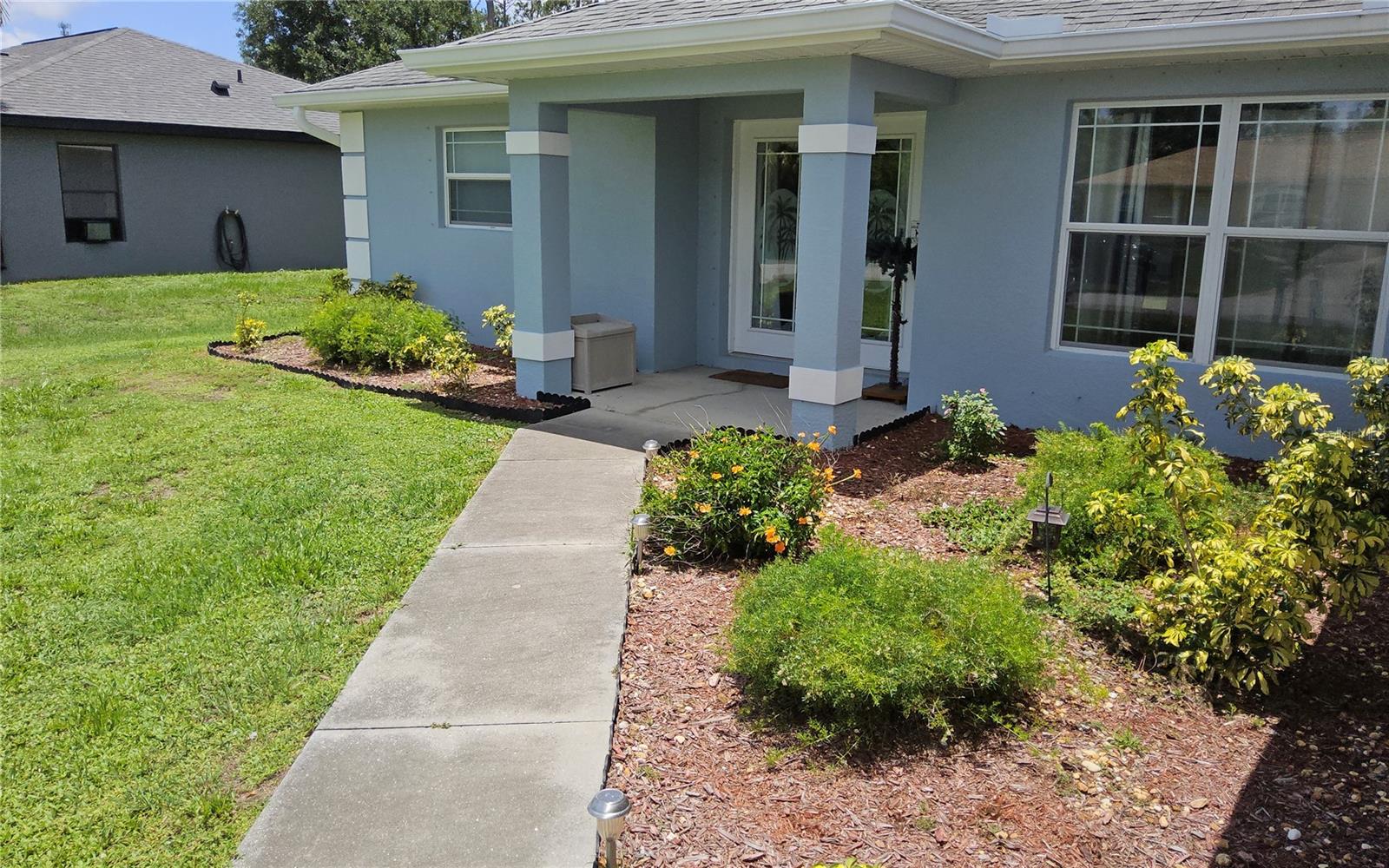 Beautifully maintained 3-bedroom 2 bath home. This home boasts well over 1500 sqft of living space, new carpet in the bedrooms, new vinyl planked flooring, 2 car garage, open floor plan, Double fenced back yard, storage shed, recently painted inside and out and located in a peaceful area of North Port. The kitchen has Corian countertops, solid wood cabinetry, pantry and eating space, which is the perfect spot for your morning coffee while enjoying your fenced backyard view. The primary bedroom is quite large, has a walk-in closet and the bath has a very large walk-in shower. The guest bedrooms are well sized, and the bath has a tub and shower combo. The inside laundry room is conveniently located just off the kitchen and comes complete with newer washer and dryer. Location, location, location, that is what they say, and this home is perfectly located with easy access to I75, US-431, shopping, schools, restaurants, golf and so much more. Entertainment, gulf beaches and the Atlanta Braves training facility are just minutes away. Pride of ownership really shows. Schedule your showing, you won’t be disappointed!