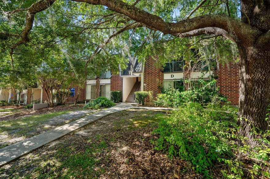 Great location, Walking Distance to Shands, VA Hospital & University of Florida campus. Second Floor unit with a large living room and bedroom windows for lots of natural light,upgraded the kitchen and bathroom. HOA covers pest control, hazard insurance, and water. On site property management, community laundry facilities and pool. Also on the bus route to campus and other parts of Gainesville!