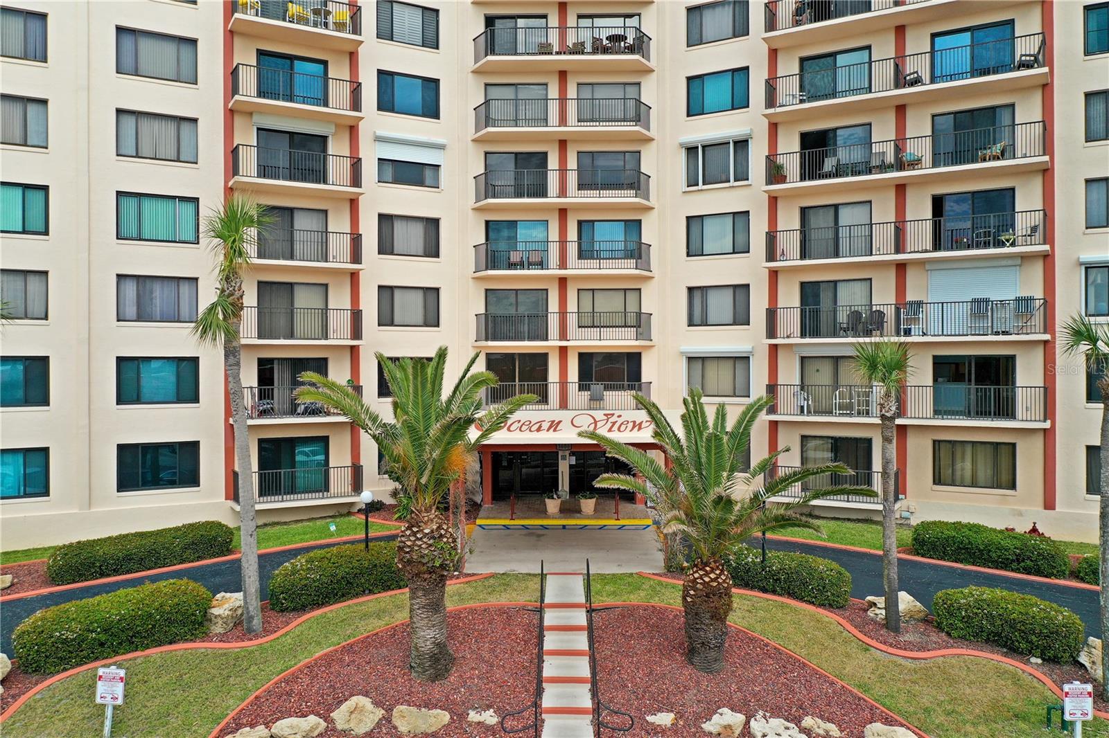 Beautiful ocean view, furnished rental condo. Live the Salt Life in Ocean View Manor - Flagler Beach! Corner unit with living room & dining room open to the wrap around balcony with an ocean view for morning sunrise & an evening one for sunset. Bedroom has plenty of closet space. Bath has a walk-in tiled shower with bench. Pet Friendly Community. Complex has a pool, tennis court, shuffle board, exercise room and sauna. Common area has a library, kitchen, outdoor grills & picnic tables. Unit has Storm Resistant Balcony Doors and Windows. Secure, private storage unit in basement for all your toys! Underground, gated access parking garage. Internet, Cable, Water, & Trash included. Maintenance and Office Staff on Site. Flagler Beach is a 30 minute ride to both Daytona Beach & St Augustine. Orlando & Jacksonville only an hour away with International Airports as well as major entertainment options. Long-term rental - schedule your showing today!