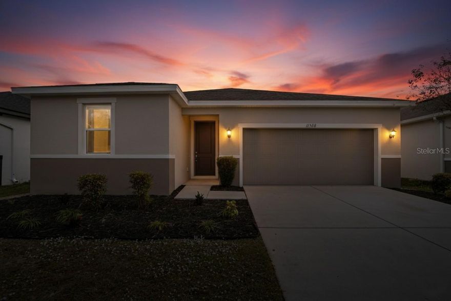 Immaculate one-owner rental home located in the desirable Southgate neighborhood of Gibsonton. This well-maintained 3-bedroom, 2-bath residence features a 2-car garage, fully fenced backyard, and a spacious covered patio—ideal for outdoor relaxation. Tile flooring runs throughout the entire home, complemented by an interior laundry room and a bright, functional kitchen with granite countertops, a newly added island workspace, and recently painted cabinetry. The interior has been freshly painted, giving the home a clean, move-in-ready feel. Conveniently located just off Symmes Road, between Highways 41 and 301, offering easy access to shopping, dining, and major commuter routes.