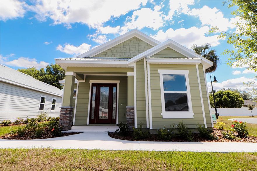 Welcome to Azalea Walk! This newly developed community features this charming 3- bedroom, 2 bathroom Fairfax floor plan with 1,530 sq ft of living space. Inside, the open concept design offers a spacious living room and bright eat in kitchen with stainless steel appliances, ample counter space, and abundant storage. The owner's suite includes a large walk-in closet and a private bath with his and her sinks and walk-in shower. Two additional bedrooms and the inside laundry room provides convenience with extra storage. A detached one car garage completes this thoughtfully designed home. Azalea Walk offers a peaceful maintenance free lifestyle with beautifully maintained common area and landscaping care included. Conveniently located near shopping, dining, schools and the award winning Downtown DeLand!
