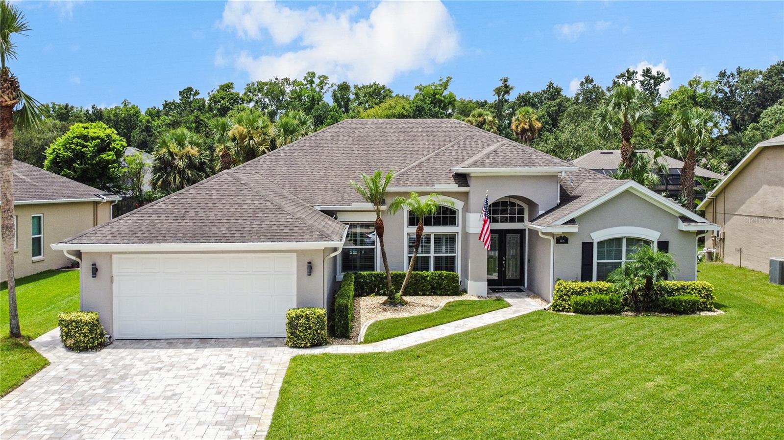 Don’t miss out on this Beautiful 4 bedroom 3 bath Pool Home in the sought after Winding Hollow neighborhood located in the Highly rated Winter Springs High School District. Welcome in through an exquisite Glass Door with lovely Wood Flooring throughout, immaculately maintained and offering Plantation Blinds, Crown molding, High Ceilings, & Perfect Open Floor plan! This gorgeously updated Kitchen offers 42" wood cabinets with crown molding, soft close doors & drawers, granite counter tops and Breakfast bar (bar stools available & sold separately), upgraded pendant lighting, Eat In Kitchen area, stainless steel appliances, decorative backsplash, porcelain tile floors, upgraded lighting throughout, and centrally located off the Family room, Living room, and Private Dining Room perfect for Entertaining! (Dining Room Set is available and will be sold separately) The Living Room offers a Great Space for the Kiddos to play some table shuffleboard and kick back in some gaming chairs (Both items are available & sold separately), while you enjoy relaxing in the Family Room in front of your 98” TV looking out your Pocketing Sliding doors to your inviting Screened Covered Lanai and Pool! (98" TV is available and sold separately) Step outside and enjoy grilling under this covered patio with plenty of dining space and dive into your refreshing pool or take advantage of the pool heater during the winter months (TV outside available & sold separately) This home is surrounded by lush landscape with concrete curbed beds that adds privacy and tranquility to your spacious yard! This large Master Suite offers a Custom Walk in California Closet perfect for organizing, access to the pool with the Perfect view, Upgraded Bathroom with a Gorgeous Walk in shower, Granite Counter tops and dual sinks, private bath, and additional storage space. This home features New Waterproof Laminate Flooring in the Bedrooms, Brand New Pool Pump, New Pavers, and a Newer AC just 5 years old! All the bathrooms have been upgraded with gorgeous decorative touches such as stone shower floors, fancy sleek tile, frameless glass showers in master bath and guest bath, and a decorative glass shower door in pool bath. All the Bedrooms have high ceilings and upgraded lighting with fans, and plenty of closet space to offer. Private Spacious Laundry Room with Front Loading Washer and Dryers that will convey and a separate Utility Sink. Additional features include 2016 Shingle roof, 2013 Water Heater, Locks and Thermostat have Smart Features. Spacious 2 Car garage with Brand New Epoxy Floors and Paver Driveway. Pool Sweeper and Cleaner (available & sold separately). This Family Friendly community offers bike and jogging trails, a sports complex with Brand New Pickle Ball Courts, parks, restaurants, A+ schools and more! Great Location, amazing home, and move in ready don’t wait… Must see today!