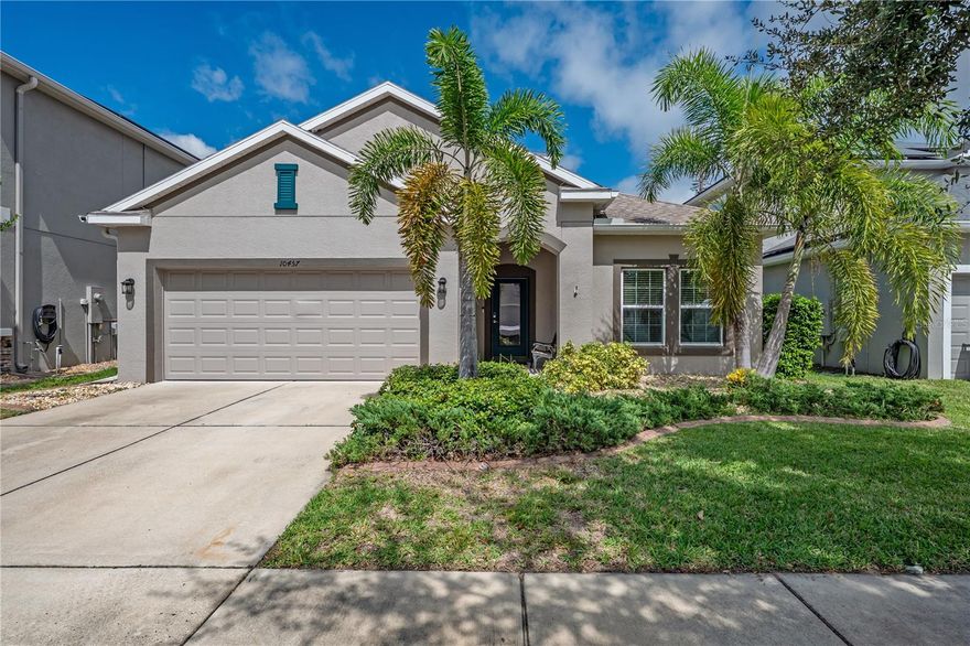Discover this beautifully upgraded 4-bedroom, 3-bath Riverview home designed for comfort, style, and easy Florida living. Just minutes from I-75 and close to the elementary school, this home is ideal for families and commuters alike. Step inside to an open-concept layout filled with natural light and elegant touches. The kitchen features a modern backsplash, crown molding, and flows effortlessly into the dining and living areas—perfect for entertaining. All bedrooms are on the main floor and have been upgraded with vinyl flooring, while the owner’s suite boasts a brand-new shower and generous walk-in closet for a true retreat feel. Upstairs, you’ll find a spacious bonus room with its own full bathroom—a flexible space perfect for a playroom, game room, home theater, or guest suite. Additional upgrades and features include: Chair rail accents for added character, fresh interior and exterior paint, water softener system, new gutters, screened-in lanai and extended patio with pavers, fire pit, and outdoor Govee lighting for year-round outdoor enjoyment. This home isn’t just move-in ready—it’s designed for living. With thoughtful updates, an ideal location, and plenty of space both inside and out, it’s the perfect place to call home. Don’t miss your chance to make this home yours—schedule a showing today!