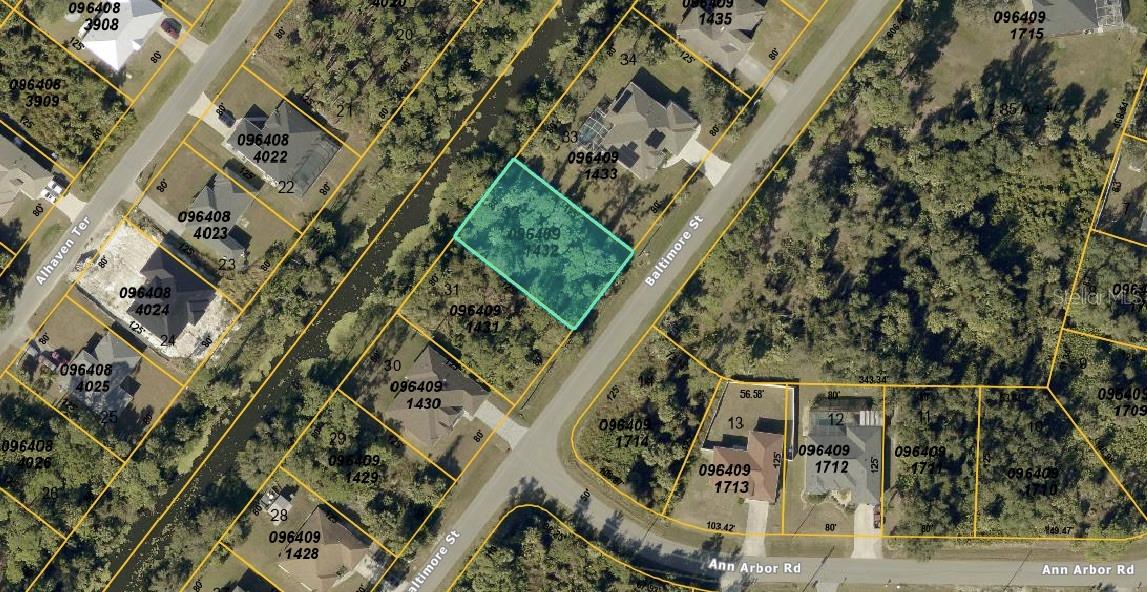 One-of-a-kind..**FRESHWATER CANAL LOT**
Build your dream home on this spacious 10,000 sq ft lot located in the highly desirable and rapidly growing 34286 ZIP code of North Port. Enjoy added privacy and peaceful views with your backyard facing a beautiful freshwater canal, creating a natural buffer between you and your neighbors. The City of North Port offers so many community highlights including a water park, Braves Spring Training Stadium, shopping, dining, top-rated schools, and numerous parks and trails. Plus, you're just a short 30-minute drive to the pristine beaches of Florida’s Gulf Coast. Whether you're planning your forever home or an investment property, this lot checks all the boxes. Take a drive by today and envision the possibilities—your piece of paradise awaits!