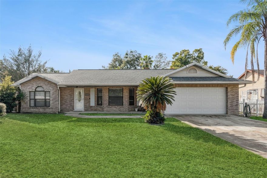 Welcome home to this beautifully updated pool property featuring granite countertops, stylish cabinetry, and freshly painted interiors throughout. The kitchen and bathrooms have been tastefully upgraded, complemented by modern flooring and a newer roof for peace of mind. Step outside to your private screened pool area, perfect for entertaining or relaxing in privacy. Located in a well-established community close to top schools, shopping, and major roadways, this home offers both comfort and convenience—just 45 minutes from Orlando, New Smyrna, and Daytona Beaches. Priced to sell and move-in ready, this is the affordable pool home you’ve been waiting for!