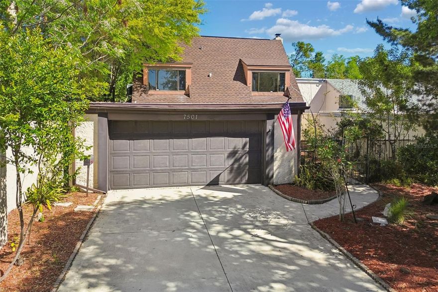 GET READY TO ENJOY ALL THIS HOME HAS TO OFFER! This 1700+ sq ft home is packed with recent upgrades, including a NEW ROOF, tile flooring throughout the first floor, new carpet in the upstairs bedrooms, and fresh interior paint—making it truly move-in ready.
Tucked away on a quiet street in the desirable golf community of Beacon Woods, this home features 3 generously sized bedrooms, 2.5 baths, and a 2-car garage with built-in workbench. Step inside to a warm and inviting living area featuring a cozy wood-burning fireplace and adjacent dining space. Both rooms showcase floor-to-ceiling sliding glass doors that open to views of the screened lanai, spool (small pool), and private backyard with a peaceful conservation backdrop—perfect for relaxing or entertaining. The kitchen is well-appointed with granite countertops, a full appliance package, pantry, and additional storage near the dining area. Just off the kitchen, a versatile den/office provides the ideal space for working from home, hobbies, or a playroom. The spacious primary suite is conveniently located on the first floor and features floor-to-ceiling windows overlooking the lanai and spool, creating a tranquil retreat. Upstairs, you’ll find two secondary bedrooms and a full bath. Each bedroom is large enough to accommodate queen-size furniture and includes bonus space for a desk or sitting area. Step outside and enjoy Florida living at its best with a fully screened covered lanai, spool, and backyard firepit—perfect for year-round gatherings and quiet evenings under the stars. ? Residents of Beacon Woods enjoy a low monthly HOA of just $30, which includes access to: Golf Course, Clubhouse with billiards, Community pool, Tennis & basketball courts, Shuffleboard & bocce, Fitness center, Full activity calendar.  Conveniently located near shopping, dining, hospitals, beaches, and just a short drive to Main Street New Port Richey, this home offers the perfect balance of tranquility and accessibility.  NOTE: All Furnishings are negotiable.