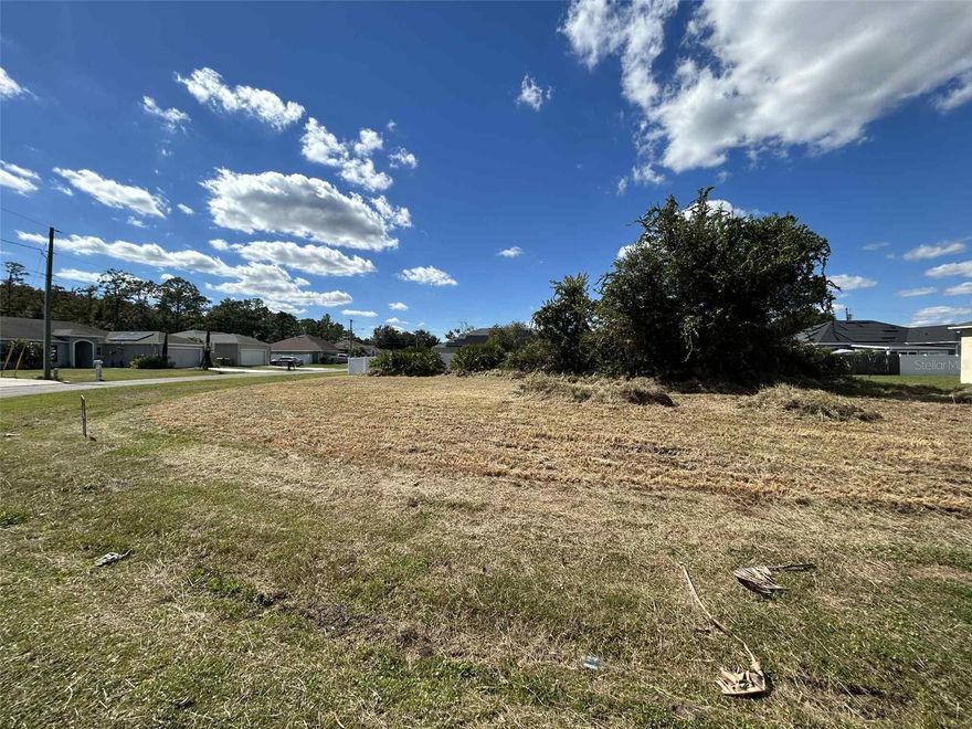 BUILD YOUR DREAM HOME ON THIS OVERSIZED HOMESITE! Discover the perfect opportunity to create your custom home on this residential lot that is slightly larger than 1/4 Acre (0.28).  This site has ample room for a custom home, outdoor living spaces, and even a pool. Public utilities are nearby, and zoning supports single-family residential development.  Poinciana features lots of amenities which include parks, playgrounds, pools, soccer fields, basketball, baseball, softball, tennis, racquet ball, and fitness center. Great proximity to Poinciana Hospital, schools, restaurants, shopping and few minutes drive to Disney, SeaWorld, Universal Studios, Orlando International Airport, and beaches. MAKE AN APPOINTMENT TODAY TO VIEW IT AND SUBMIT YOUR OFFER. BRING YOUR BUILDER AND MAKE YOUR VISION A REALITY. THIS AMAZING HOMESITE WON’T LAST LONG!