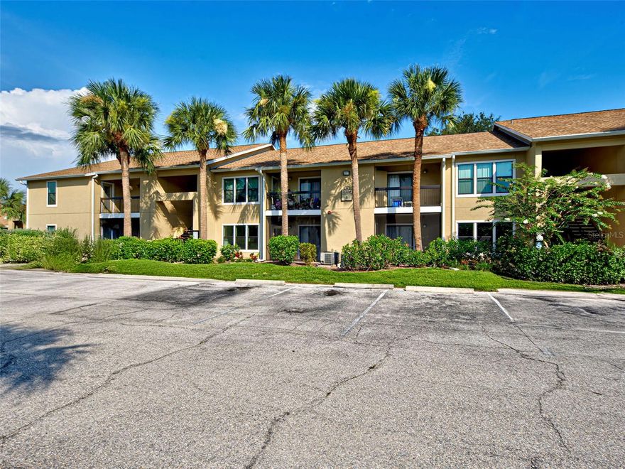 One or more photo(s) has been virtually staged. Absolutely gorgeous, totally remodeled 2 bedroom, 2 bath condo on Palmer Ranch.  Nothing was left undone.  The new kitchen features solid wood cabinets with deep drawers, quartz countertops, single stainless-steel sink and all new stainless appliances.  Beautiful luxury vinyl flooring throughout the condo with porcelain tile in the kitchen and both bathrooms.  The primary suite has a French door leading to the lanai that overlooks a pretty tree line and community pool.  The primary ensuite bath has been completely updated with a new vanity, quartz countertops, new faucets, towel bars and lighting, modern framed mirror and new toilet.  There is a spacious walk-in closet.  The guest bedroom also features a walk-in closet.  The guest bath has a new vanity with quartz countertop, new faucets, towel bars, framed mirror and toilet.  The bath features two doors, one leading to the hall for guest use and the other to the guest bedroom creating a private ensuite bath.  The entire condo has been freshly painted including new 5” baseboards and 6 panel interior doors.  New lighting and ceiling fans. Washer & dryer inside for your convenience.  Storage closet on the lanai for bikes and beach toys.  Perfectly located close to the community clubhouse.  Vintage Grand offers two resort style pools, tennis and basketball courts, community fishing dock, children’s playground, fitness center, picnic facility and grills, club house, and car wash.