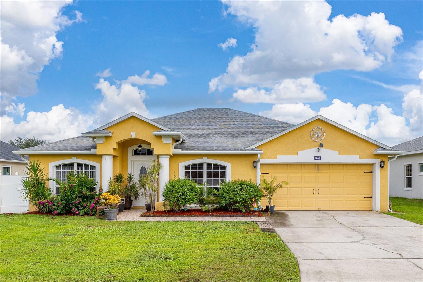 One or more photo(s) has been virtually staged. Welcome to 846 Blanc Court, a beautifully maintained 4 bedrooms, 2 bathrooms POOL home located in the desirable community of Poinciana Village. This spacious residence offers a split floor plan with VAULTED ceilings, creating an open and inviting atmosphere perfect for both daily living and entertaining. A gorgeous kitchen features newer stainless-steel appliances and overlooks the living room making it the heart of the home.
Step outside to your private oasis with a SCREENED-IN POOL WITH WATERFALL ideal for year-round enjoyment. Additional highlights include TILE flooring throughout, a 2-car garage, a WHOLE HOUSE WATER SOFNER AND FILTRATION SYSTEM, a storage SHED, and peace of mind with a ROOF from 2016 and an A/C system from 2019.
Conveniently located near shopping, dining, schools, and parks, this move-in ready home blends comfort, functionality, and Florida living at its best. Don’t miss the opportunity to make it yours—schedule your private showing today!