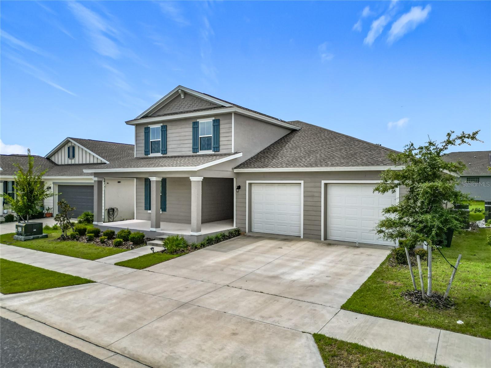 Welcome to luxury living in the highly sought-after Calesa Township! This stunning Marigold model is move-in ready and loaded with
space, style, and functionality. Boasting 5 spacious bedrooms, 3.5 baths, and a 3-car garage, this home is designed to
accommodate everything from large families to weekend guests—with room to spare.
Step inside and be wowed by the open-concept design, flooded with natural light and upgraded with ceramic tile flooring in all main
living areas for a sleek, modern feel. Plush carpet in the bedrooms and staircase adds just the right touch of warmth and comfort.
The heart of the home features a bright and airy great room, stylish dining area, and a chef-inspired kitchen—perfect for entertaining
or casual evenings at home. The bonus “Nest” space off the kitchen is ideal for a coffee bar, homework station, or extra prep area.
Upstairs, you'll find a versatile loft that makes the perfect media room, game zone, or creative escape. Whether you're hosting a
holiday dinner or a cozy night in, this home delivers comfort and flexibility in every corner.