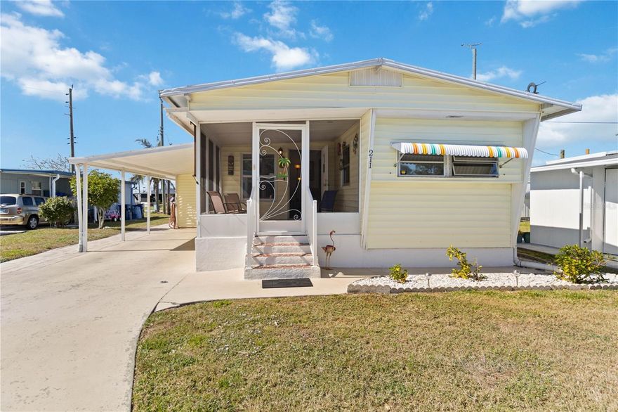 **Land Owned & All Ages Welcome!** Charming 2-Bedroom Home in Prime Bradenton Location! Welcome to this beautifully maintained 2-bedroom, 2-bathroom mobile home offering 780 sq ft of comfortable living space. Step inside to find a bright and inviting layout featuring a well-equipped kitchen with modern appliances and ample counter space, making meal prep a breeze. Both bedrooms are generously sized, and the home has been thoughtfully cared for, ensuring move-in readiness. Relax and enjoy the Florida lifestyle with the convenience of being just minutes from Anna Maria Island’s world-class beaches, the Manatee Riverwalk, and the vibrant Village of the Arts. Outdoor enthusiasts will love nearby Robinson Preserve, while dining, shopping, and entertainment options abound in Downtown Bradenton. With its prime location, low-maintenance design, and easy access to Sarasota, St. Pete, and Tampa, this home is perfect for full-time living or a seasonal retreat. Don’t miss the opportunity to own this delightful Bradenton gem!