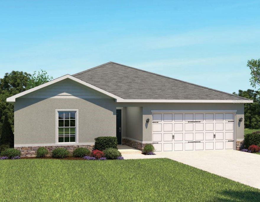Pre-Construction. To be built. Discover your dream home at Lakeside Preserve. Conveniently located near I-4 and SR-570, commuting to Tampa or Orlando is a breeze. Plus, just across the street, you'll find Lakeside Village with a variety of shops and dining options like Cold Stone Creamery, Books-a-Million, Kohl's, Burger 21, and more. Imagine living in a beautiful, gated community with stunning homes and fantastic amenities. Dive into our refreshing pool, relax in the cabana, or take a stroll on our scenic walking trails. There's something for everyone at Lakeside Preserve! The Mahogany single-family home offers a fresh take on fine living. From your covered front porch or 2-car garage, step into a ranch floor plan that blends convenience and style. There’s plenty of room for family and friends in 2 spacious bedrooms, with a full bath just outside their doors. Gather in the great room for movie nights, and don’t forget to prep popcorn and other delicious snacks on the gourmet kitchen’s large island. Enjoy the night air on your lanai before heading to bed in the sensational owner’s suite, featuring a walk-in closet and step-in shower. The good life lives here. All Ryan Homes now include WIFI-enabled garage opener and Ecobee thermostat. **Closing cost assistance is available with use of Builder’s affiliated lender**. DISCLAIMER: Prices, financing, promotion, and offers subject to change without notice. Offer valid on new sales only. See Community Sales and Marketing Representative for details. Promotions cannot be combined with any other offer. All uploaded photos are stock photos of this floor plan. Actual home may differ from photos.