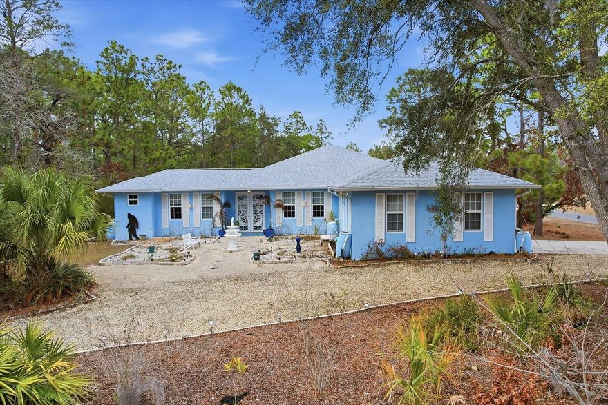 Built with exceptional structural strength and storm-ready features, this extraordinary Pine Ridge Estates home offers durability, safety, and peace of mind. Constructed with solid precast concrete walls, the home includes Miami-Dade certified impact windows, accordion shutters on 13 French doors, and a W-8 rated garage door. These robust construction features can help contribute to potential homeowners insurance savings. The roof was replaced in January 2025 and includes a secondary water barrier, adding another layer of protection.

Offering over 3,100 sq ft, this 6-bedroom, 4-bath courtyard home provides a unique layout ideal for multi-generational living. The private cabana apartment and courtyard offer added flexibility for extended family or guests. Inside, the spacious gourmet kitchen features two islands, generous counter space, convection ovens, an oversized refrigerator/freezer, and pantry. The floor plan also includes formal living and dining areas, family room, and breakfast space.

Additional highlights include handicap-accessible design with wide hallways and step-free shower, energy-efficient 18 SEER Trane A/C systems, insulated walls with radiant barrier, and a Belgard retaining wall system with garden stairway.

A rare combination of durable construction, efficiency, and flexible living space, all located in sought-after Pine Ridge Estates.