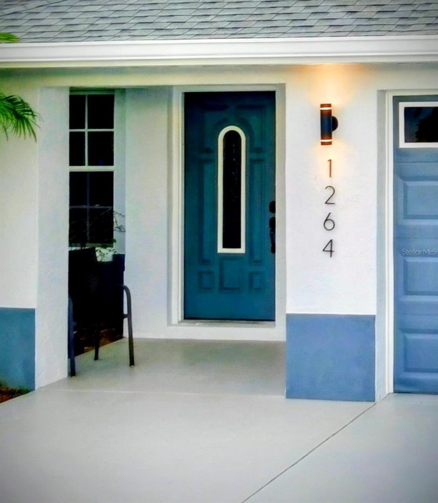 Just updated 3/2 /2 . Very sharp interior with a modern feel. Dark grey wide plank floors with white walls and ceilings. White shaker kitchen cabinets with Granite counters and tile backsplash compliment the design. Bathrooms have new tile flooring and fixtures.
Living room has built in book shelves with an opening for a Large TV, capped with crown molding and tray ceiling.
There is a screened porch in back all freshly painted white with a sharp contrasting blue floor. Garage has cabinets and counters.
You may find a lower price out there but not a nicer 3/2/2 home.
Beaches 10-15 minutes. Manasota Key beach is closest, then Venice beaches. The Legacy bike trail is about 1/2 mile from this house entering at Shamrock park. Tennis courts and playground also available at Shamrock park.