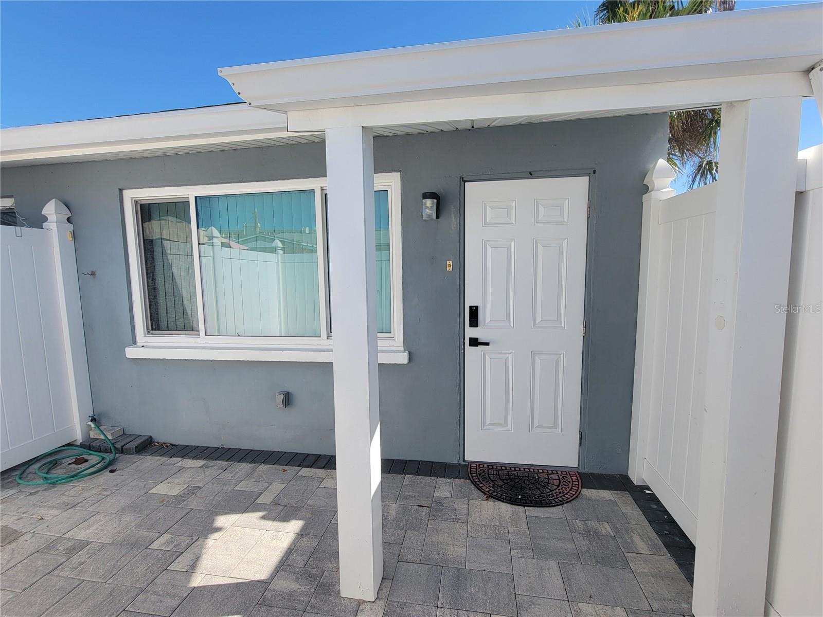 Charming St. Pete Beach Apartment – Walk to the Gulf!
Welcome to your own slice of paradise just steps from beautiful Upham Beach! This inviting 1-bedroom, 1-bath apartment blends comfort style, and coastal living. Inside, you’ll find an updated kitchen and bathroom, high-impact storm windows, and a bright open layout filled with natural light. Step outside to enjoy your private paver patio area, perfect for morning coffee or relaxing evenings in the sea breeze. The property also features a beautiful paver driveway and walkways, adding to its curb appeal and beachside charm. Located in the heart of St. Pete Beach, you’re just a short walk from local restaurants, cafés, and boutique shops.